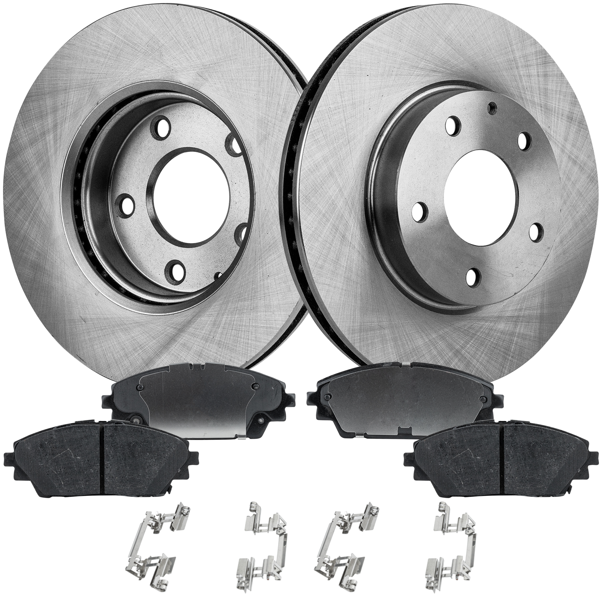 AM CX 3-16-21 MAZDA 3-14-18 FRONT BRAKE DISC AND PAD KIT 4 pc kit Plain Surface SKU KIT 091121-1432 OEM B45A33251A B4Y03328ZA B4Y03328