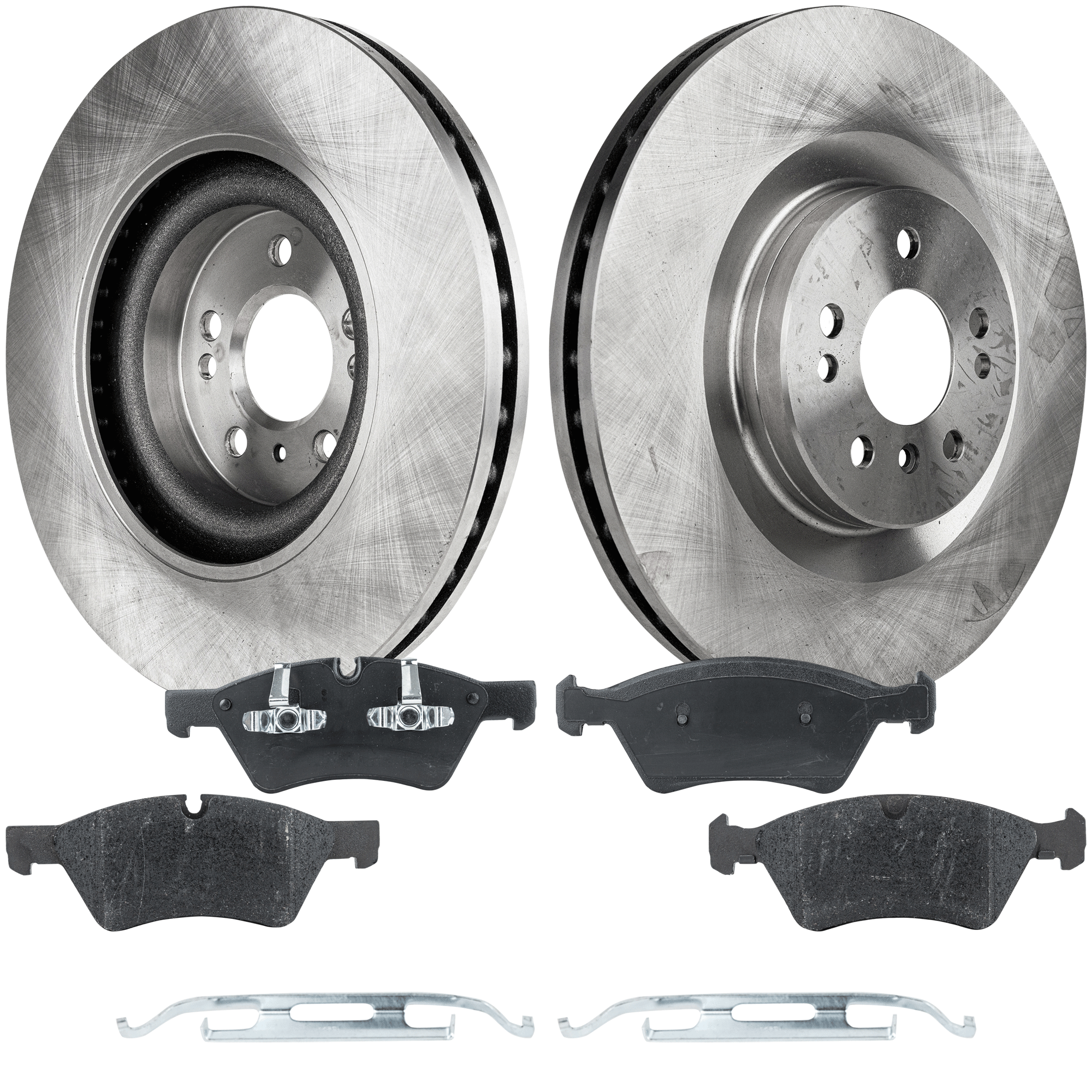 AM G55 AMG 05-06 GL CLASS 07-12 FRONT BRAKE DISC AND PAD KIT 4 pc kit SKU KIT 091121-1464 OEM 1644210512-1644211412-00442040