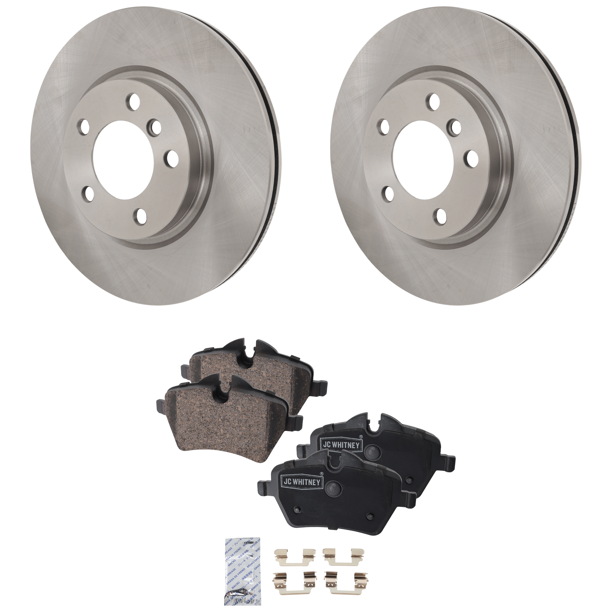 AM COOPER COUNTRYMAN 11-16 COOPER PACEMAN 13-16 FRONT BRAKE DISC AND PAD KIT 4 pc kit SKU KIT 091121-1475 OEM 45575-850331-60032011-45575G 9