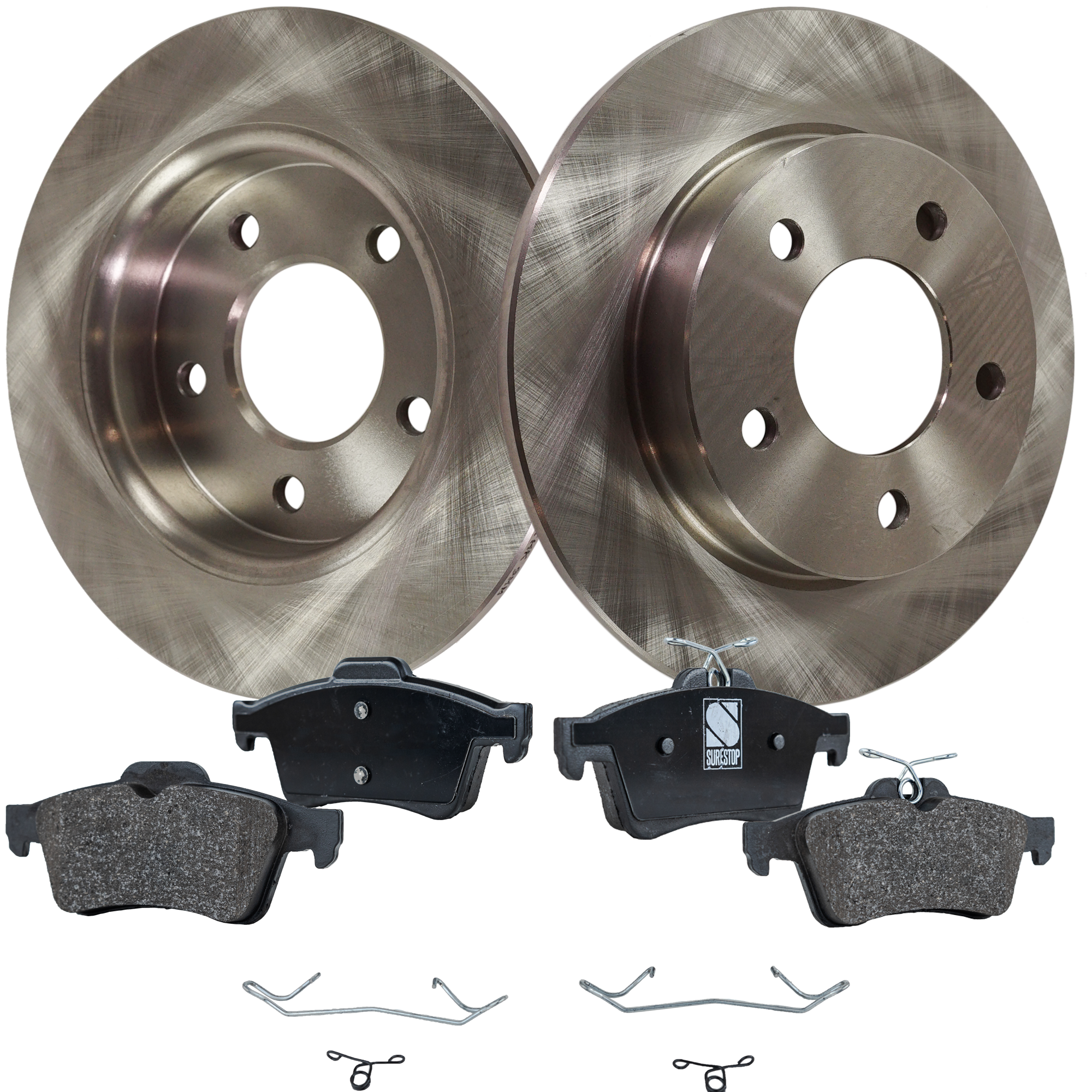 AM MAZDA 3-06-13 REAR BRAKE DISC AND PAD KIT 4 pc Kit SKU KIT 091121-1485 OEM BP4Y26251B C24Y26251B C24Y2625