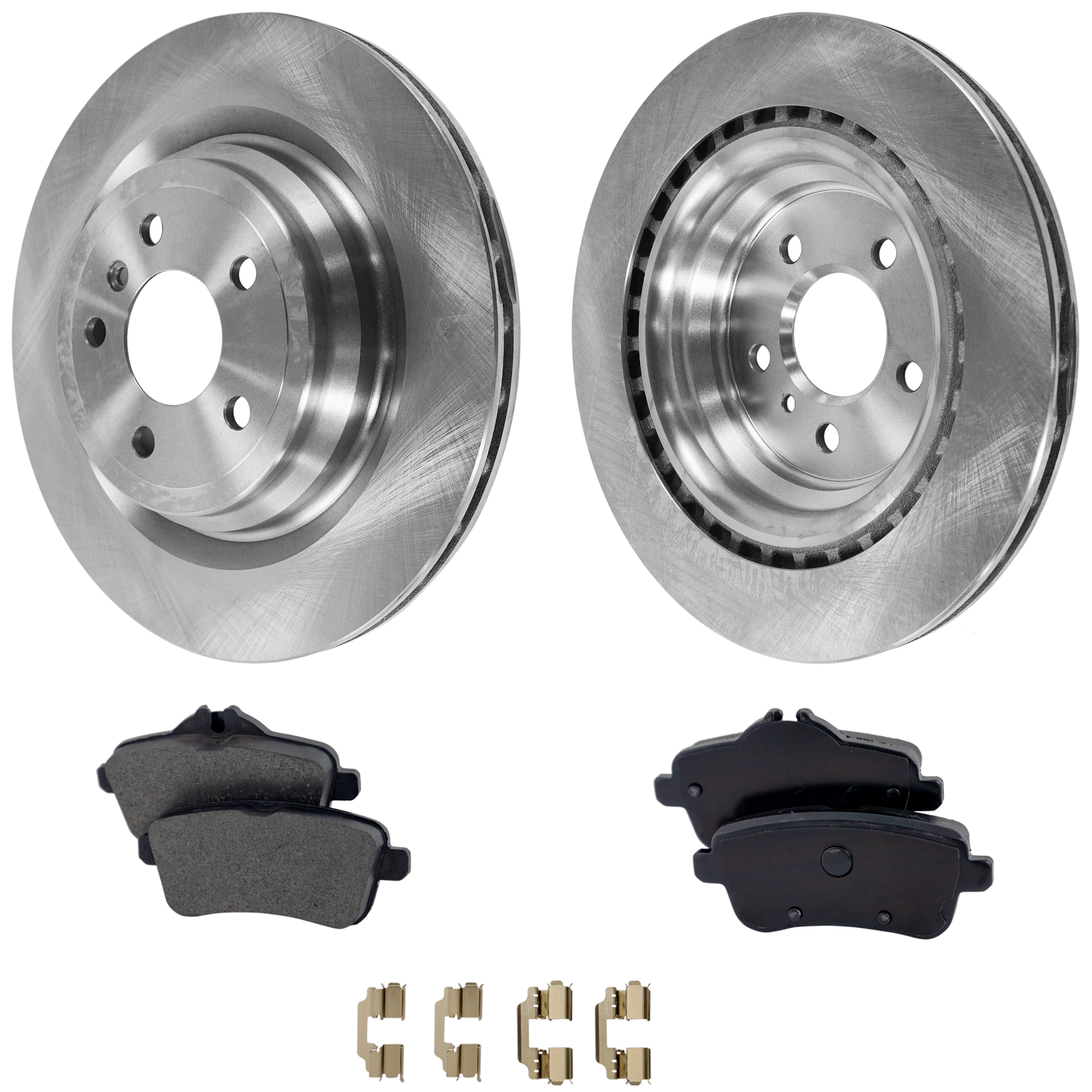 AM ML CLASS 12-15 GLE CLASS 16-19 REAR BRAKE DISC AND PAD KIT 4 pc kit SKU KIT 091121-1523 OEM 15719-850336-981085-12135127-6