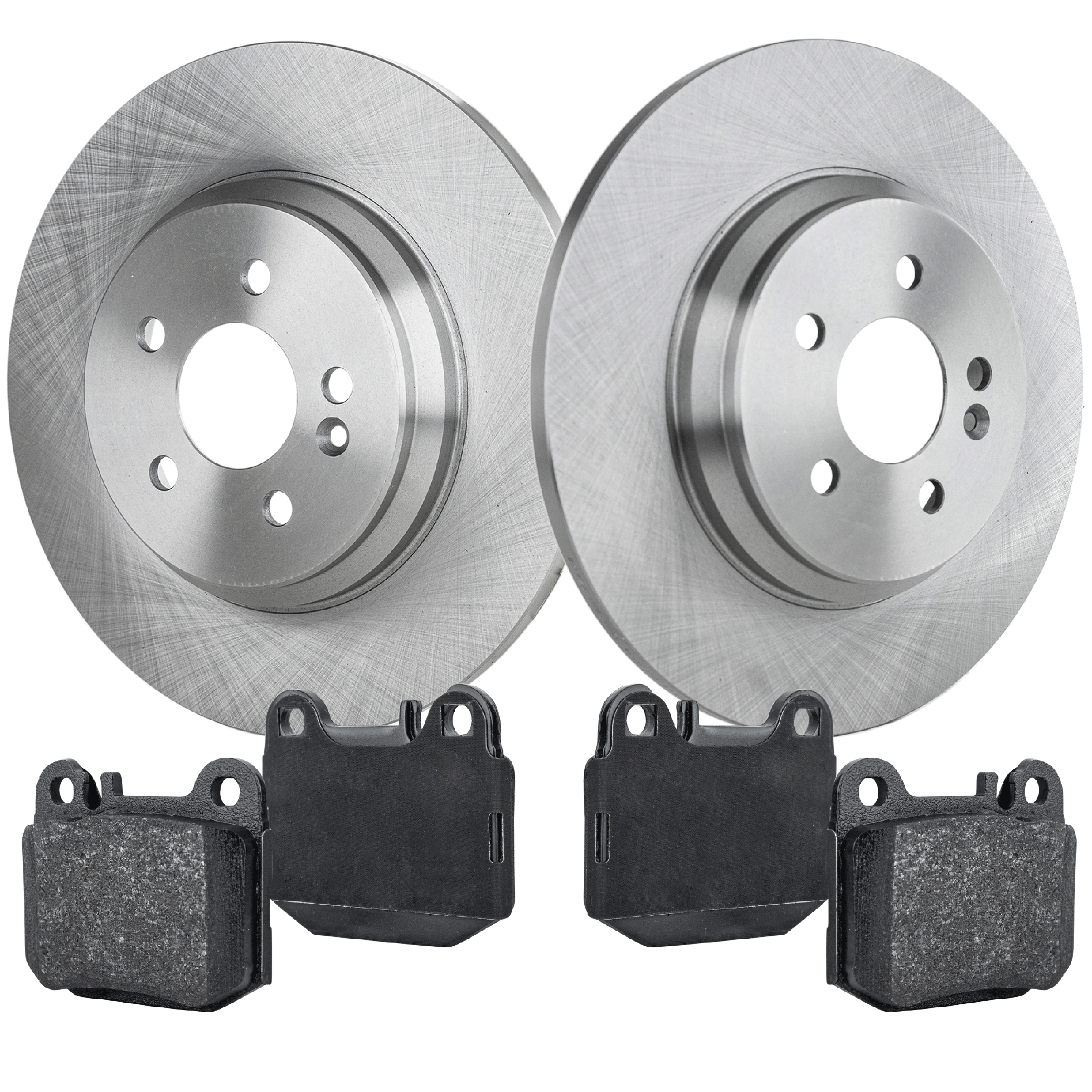AM ML CLASS 00-05 REAR BRAKE DISC AND PAD KIT 4 pc kit SKU KIT 091121-1527 OEM 34175-4886940-60063125-34175G