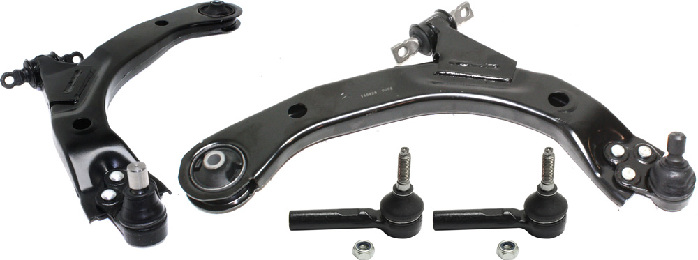 AM COBALT 05-10 ION 03-07 FRONT CONTROL ARM KIT RH AND LH Lower w ball joint s 4 pc Kit with Tie Rod End SKU KIT 091217-07 OEM 25984680-25984681-2693399-1514
