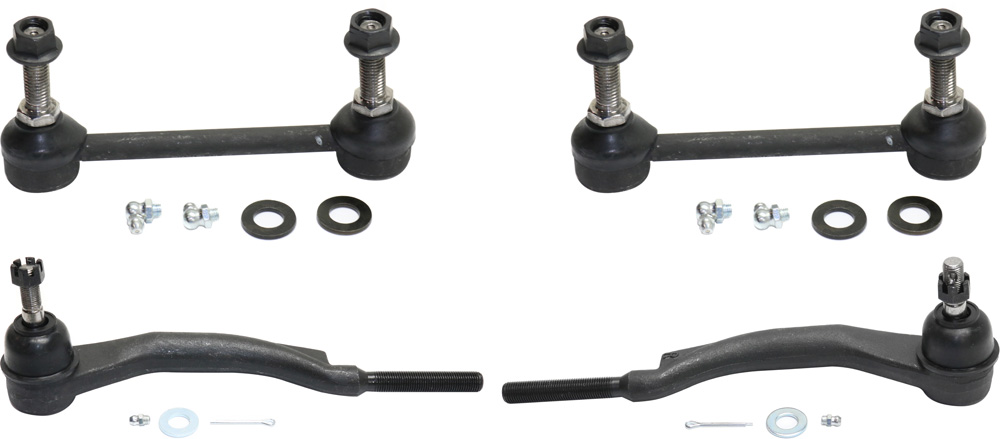 AM CTS 08-14 FRONT SUSPENSION KIT RH AND LH 4 pc Kit with Sway Bar Links and Tie Rod Ends SKU KIT 091217-48 OEM 2651910-5451702-15231140-25768