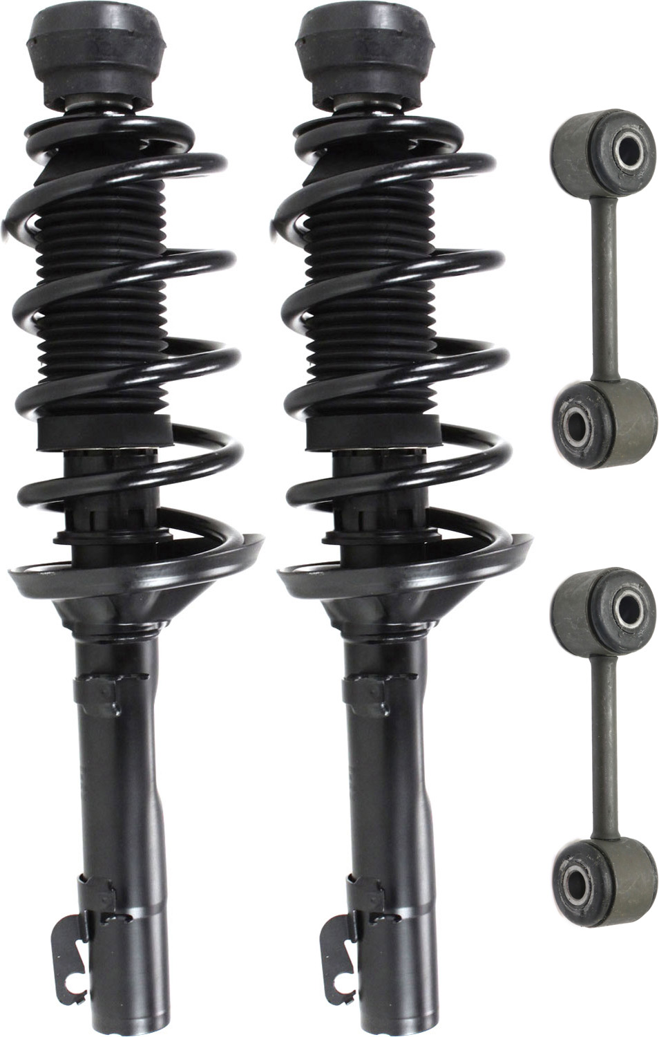 AM GOLF 99-02 FRONT SUSPENSION KIT RH AND LH 4 pc Kit with Loaded Struts and Sway Bar Links SKU KIT 091217-72 OEM 171525-814101-92140127-1J04130