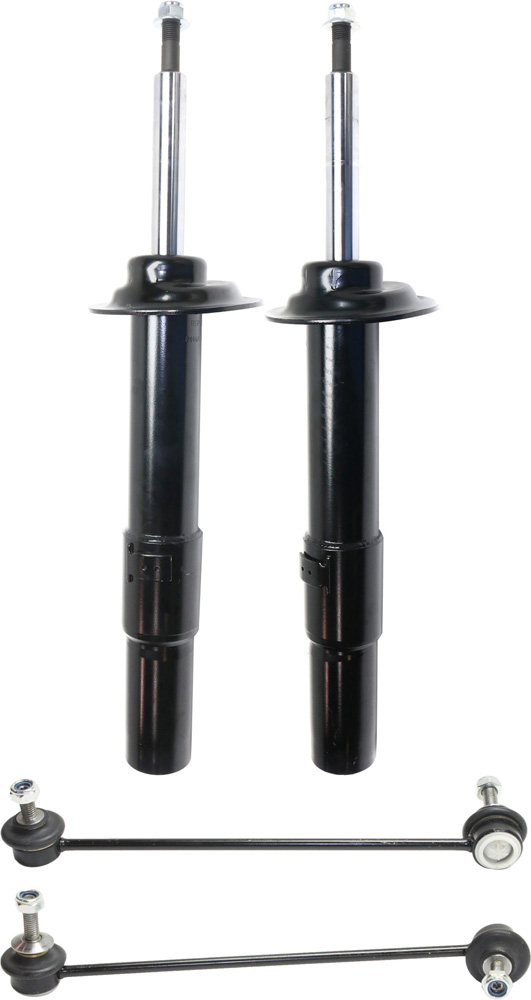 AM 5 SERIES 06-10 FRONT SUSPENSION KIT RH AND LH 4 pc Kit with Struts and Sway Bar Links SKU KIT 091217-85 OEM 31306775056-31306775055-101563