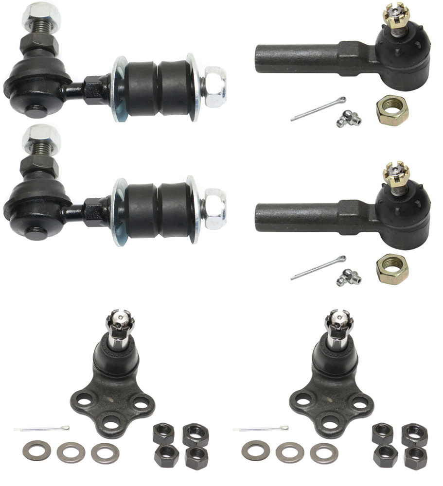AM VILLAGER QUEST 93-02 FRONT SUSPENSION KIT RH AND LH 6 pc kit with Ball Joints Sway Bar Links and Tie Rod Ends SKU KIT 091317-19 OEM 251019-1014705-2601428-2673718