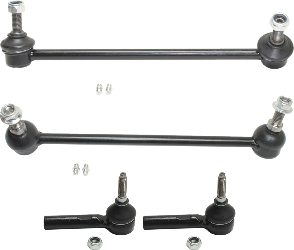 AM EQUINOX 05-09 TORRENT 06-09 VUE 02-07 FRONT SUSPENSION KIT RH AND LH 4 pc Kit with Sway Bar Links and Tie Rod Ends SKU KIT 091317-28 OEM 1880461-2651715-5451506-151417