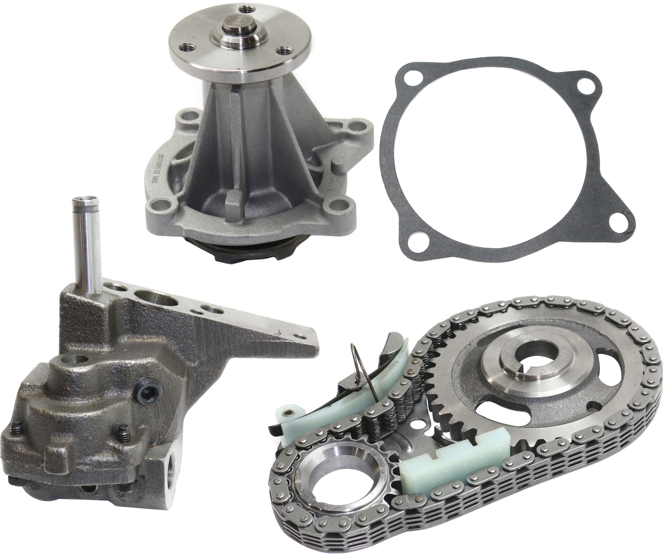 AM CAVALIER 94-02 S10-94-03 TIMING CHAIN KIT 3 pc Kit with Oil Pump and Water Pump SKU KIT 091317-39 OEM 1624-11032-18462-20282-41019-5