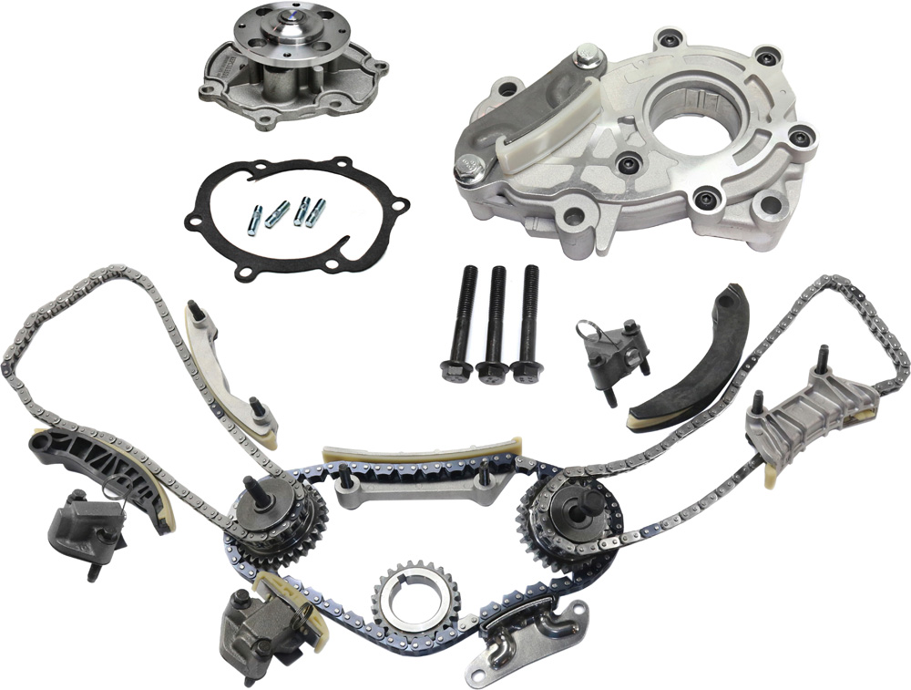 AM CTS 04-07 TIMING CHAIN KIT 3 pc Kit with Oil Pump and Water Pump SKU KIT 091317-44 OEM 11103-19361-20332-43530-58619