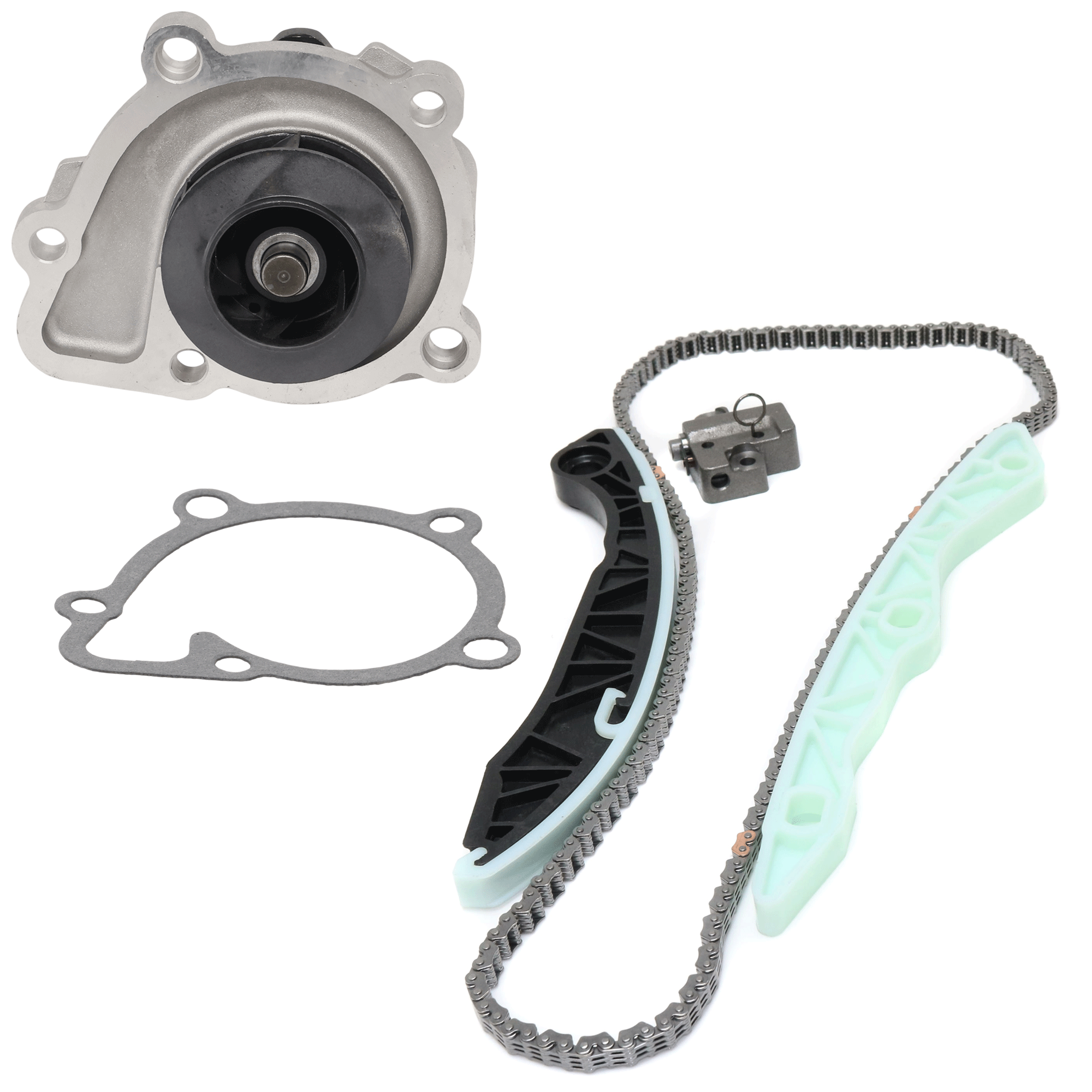 AM COMPASS 07-17 JOURNEY 09-20 TIMING CHAIN KIT 2 pc kit with Water Pump SKU KIT 091317-63