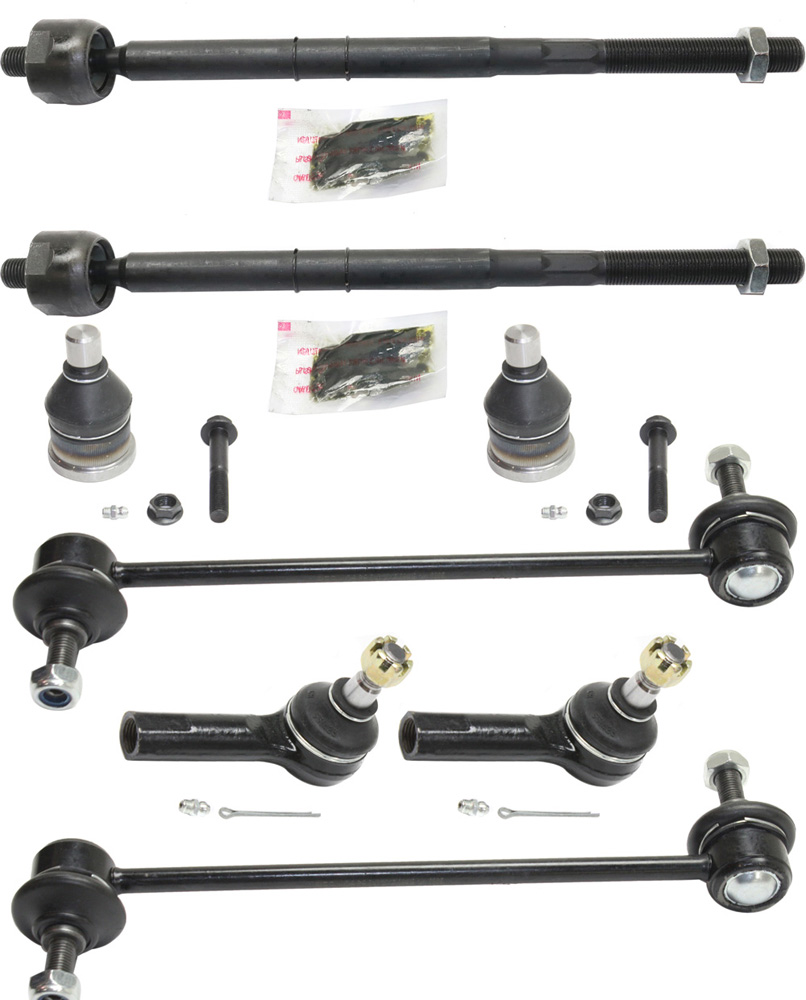 AM ESCAPE TRIBUTE 01-04 FRONT SUSPENSION KIT RH AND LH 8 pc kit with Ball Joints Sway Bar Links and Tie Rod Ends SKU KIT 091417-15 OEM 104331-2601555-5051293-2L8Z