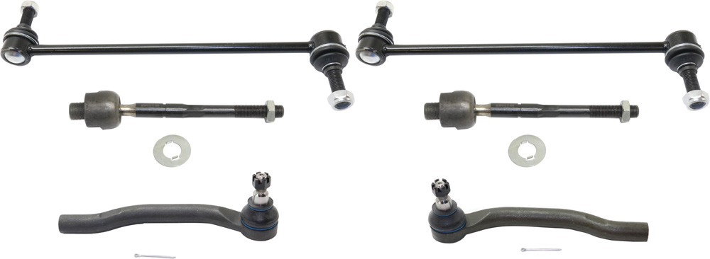 AM MDX 01-05 PILOT 03-05 FRONT SUSPENSION KIT RH AND LH 6 pc Kit with Sway Bar Links and Tie Rod Ends SKU KIT 091417-21 OEM 18315-1015302-2651497-5451288