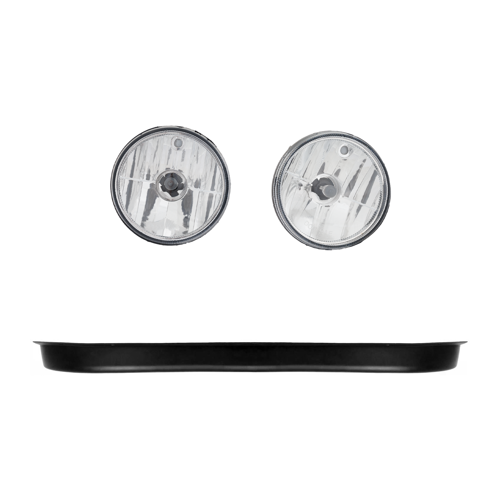 AM RAM 1500-99-01 RAM 2500-99-02 FOG LAMP RH AND LH 3 pc Kit Assembly Halogen with Valance SKU KIT 091523-07 Partslink CH2592119 CH1090124 OEM 55076942AB 55274811