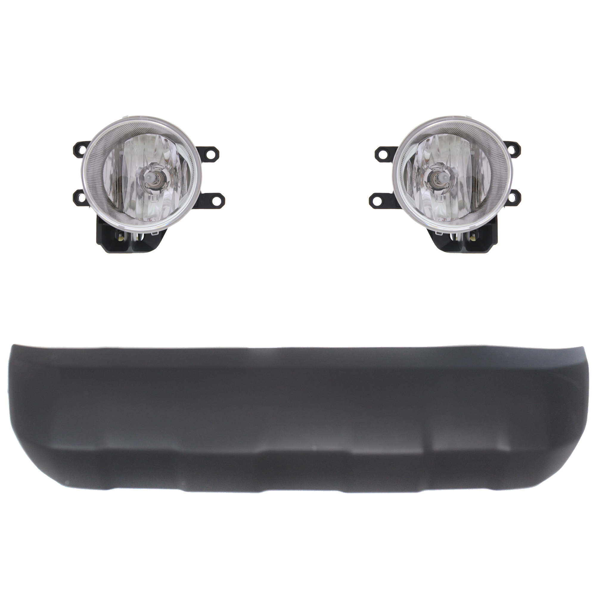 AM TACOMA 16-23 FOG LAMP RH AND LH 3 Pc kit Assembly Halogen with Valance SKU KIT 091523-112 Partslink TO2592129 TO2593129 TO1095205 OEM 8121002160-8122002160-53911042