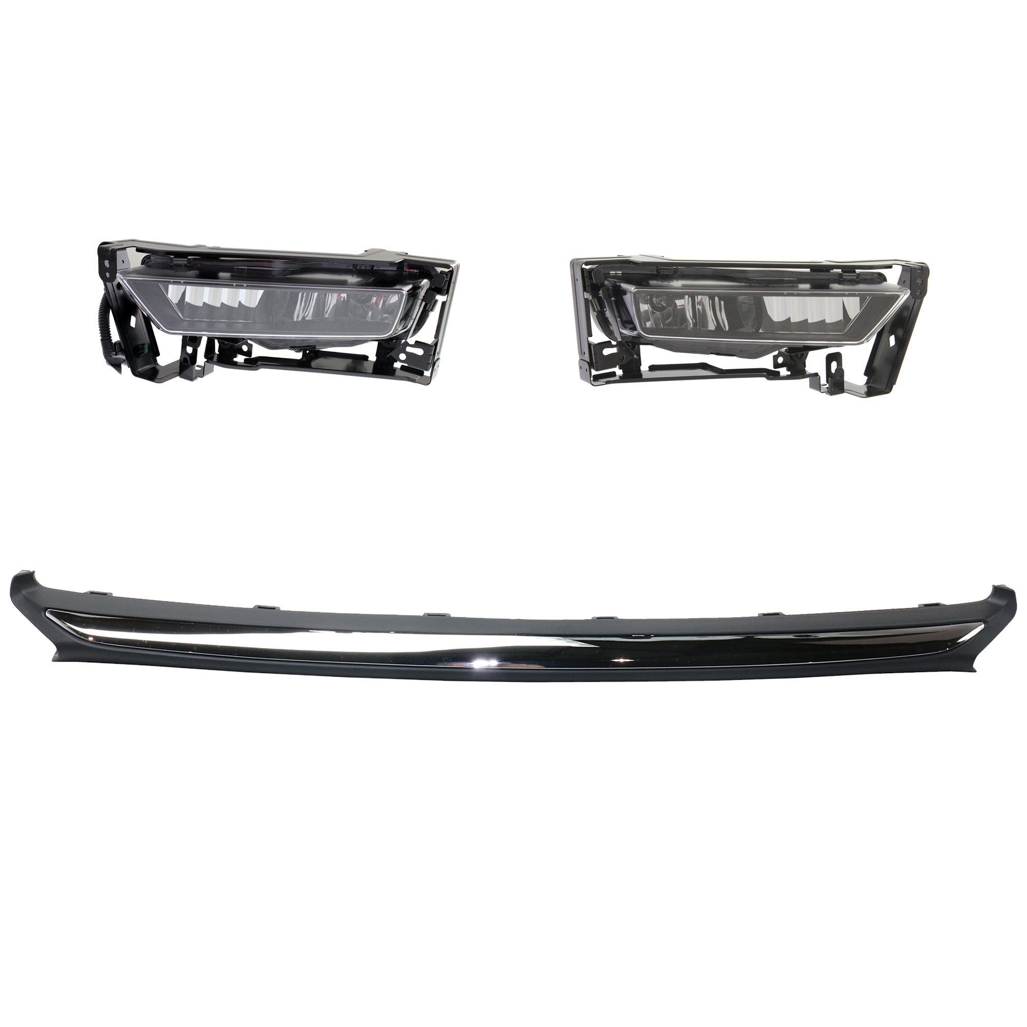 AM ACCORD 13-13 FOG LAMP RH AND LH 3 Pc kit Assembly Halogen with Valance SKU KIT 091523-114 Partslink HO2592138 HO2592132 HO2593138 HO2593132 HO1095118 OEM 33900T2AA11-33900T2AA01-33950T