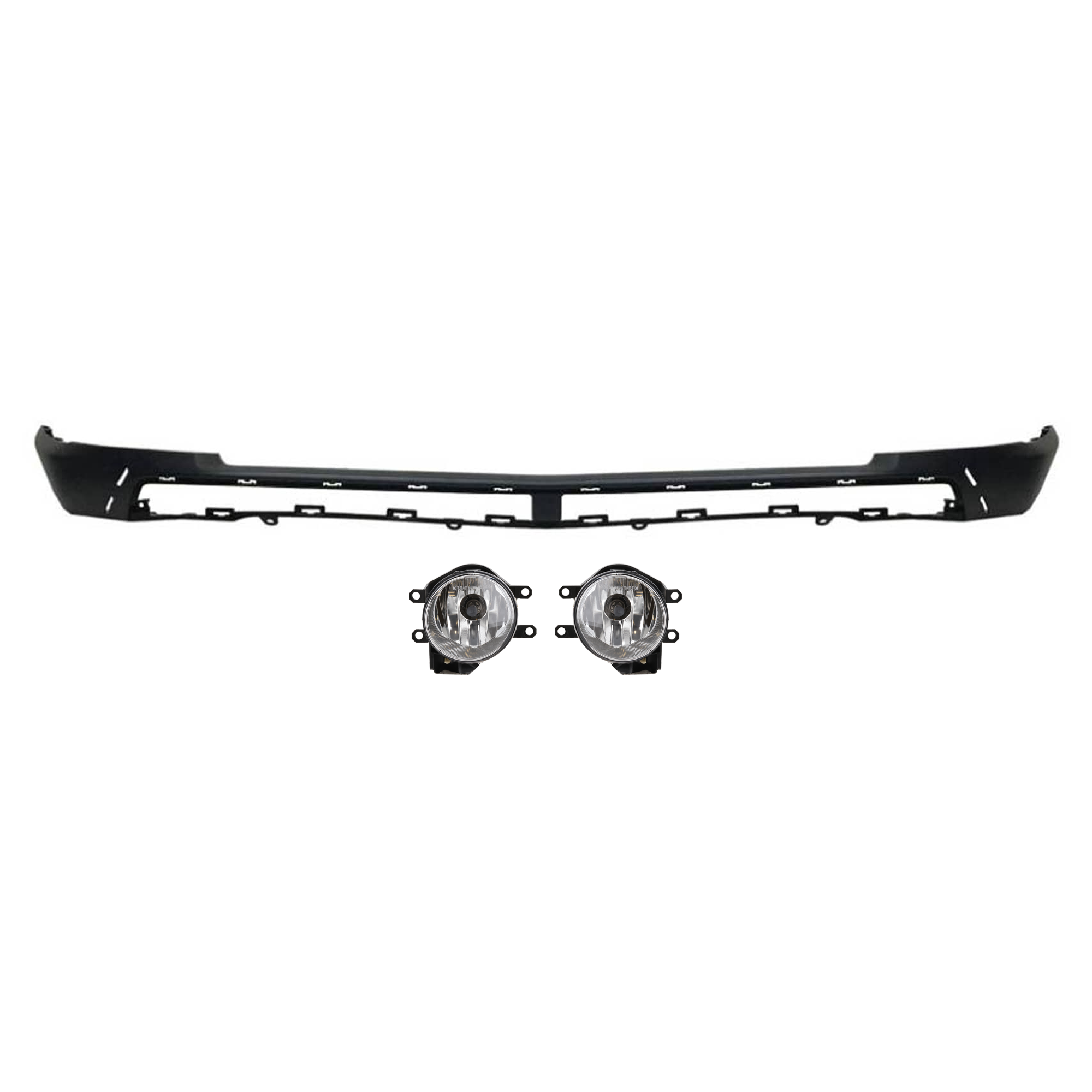 AM RAV4-19-21 FOG LAMP RH AND LH 3 Pc kit Assembly Halogen with Valance CAPA SKU KIT 091523-138 Partslink TO1095214C TO2592129C TO2593129C OEM 524110R150-8121002160-81220021