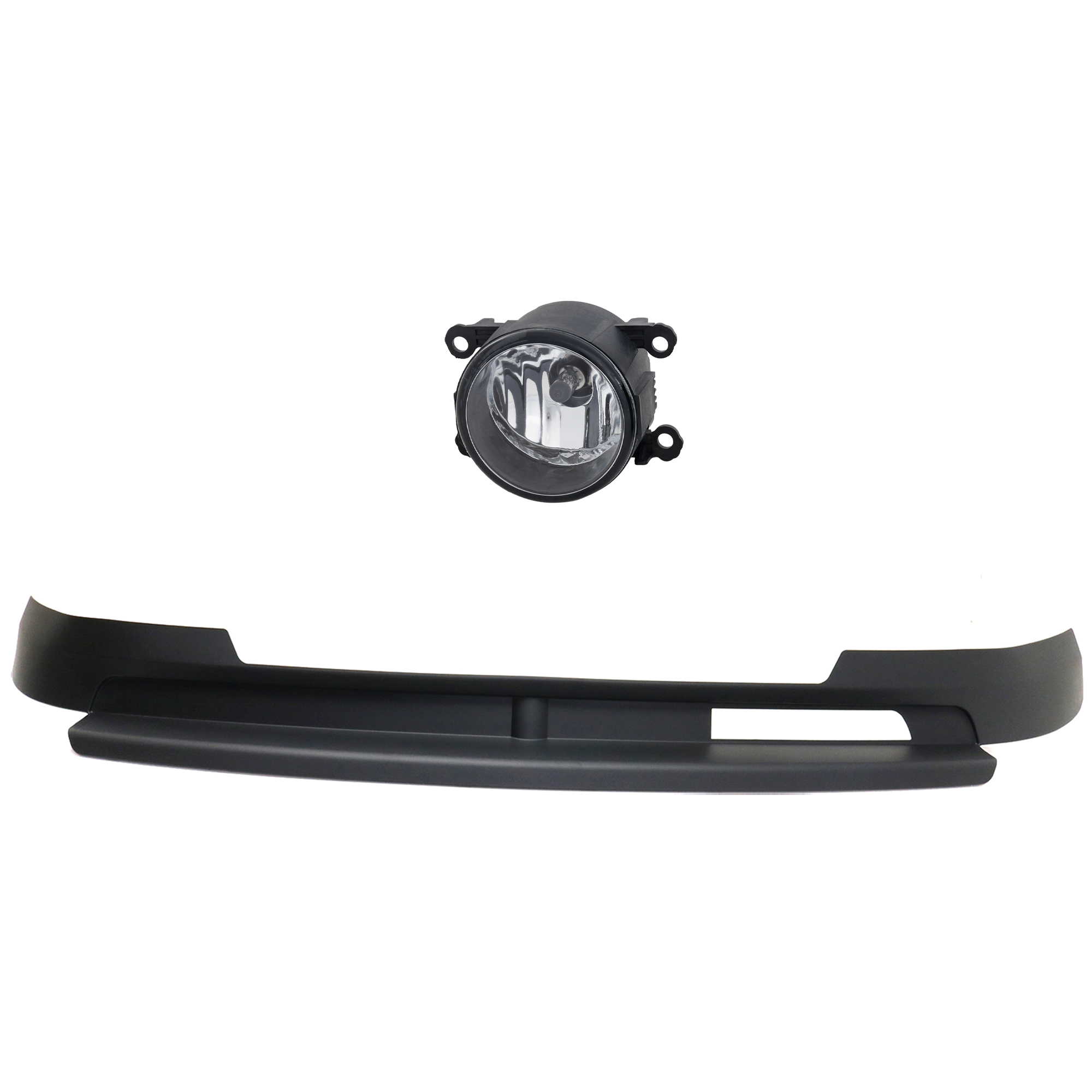 AM EXPLORER 11-15 FRONT FOG LAMP RH AND LH 3 pc Kit Assembly Halogen with Valance SKU KIT 091523-17 Partslink FO2592217 FO1095240 OEM 4F9Z15200AA BB5Z17626CB