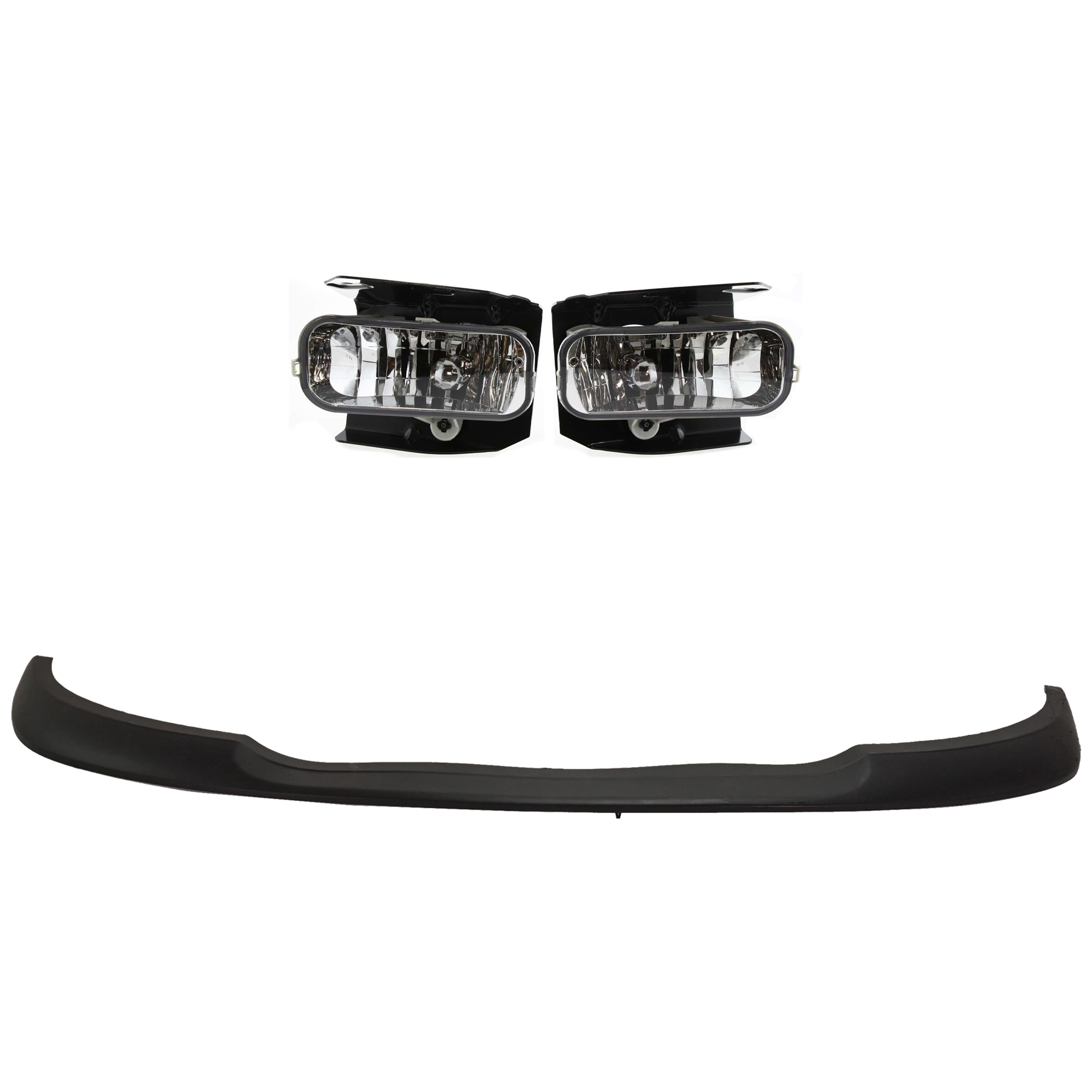 AM EXPEDITION 99-02 F 150 HERITAGE 04-04 FOG LAMP RH AND LH 3 pc Kit Chrome with bulb s SKU KIT 091523-290 Partslink FO2591105 FO1057282 OEM Performance 3L3Z17K833AAA