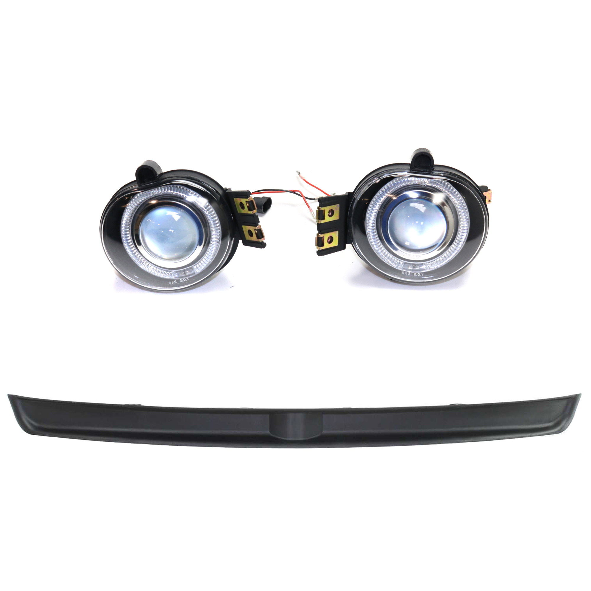 AM RAM 1500-03-08 RAM 3500-03-09 FOG LAMP RH AND LH 2 Pc kit Halo Project Type Clear Lens SKU KIT 091523-308 Partslink CH1091101 OEM Performance 55077896AC