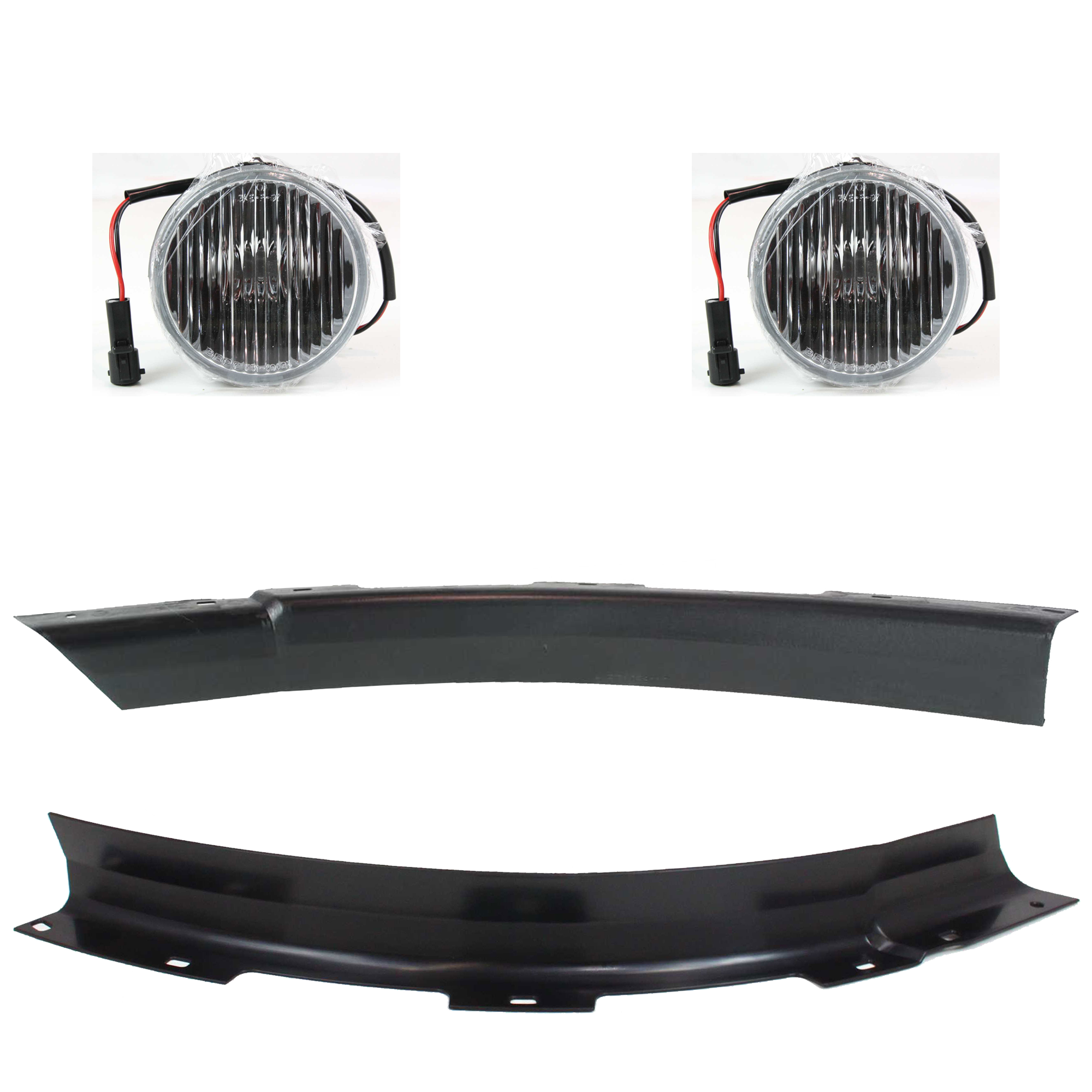 AM F 150-99-00 FOG LAMP RH AND LH 4 Pc kit with bulb s SKU KIT 091523-310 Partslink FO2592110 FO1088117 FO1089117 OEM F67Z15200AA XL3Z17A861AB XL3Z1
