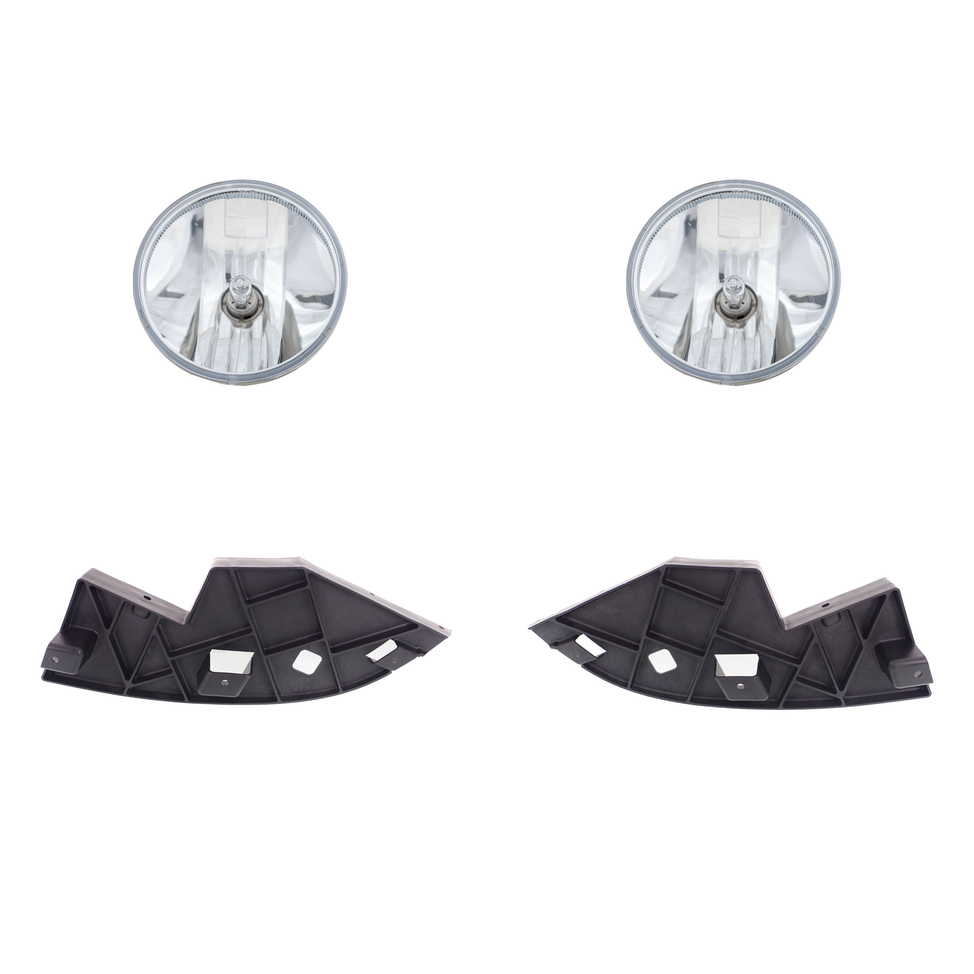 AM AVALANCHE 07-09 SUBURBAN 1500-07-14 FOG LAMP RH AND LH 4 Pc kit with bulb s SKU KIT 091523-325 Partslink GM2590104 GM1088171 GM1089171 OEM 15839896-21996230-21996231
