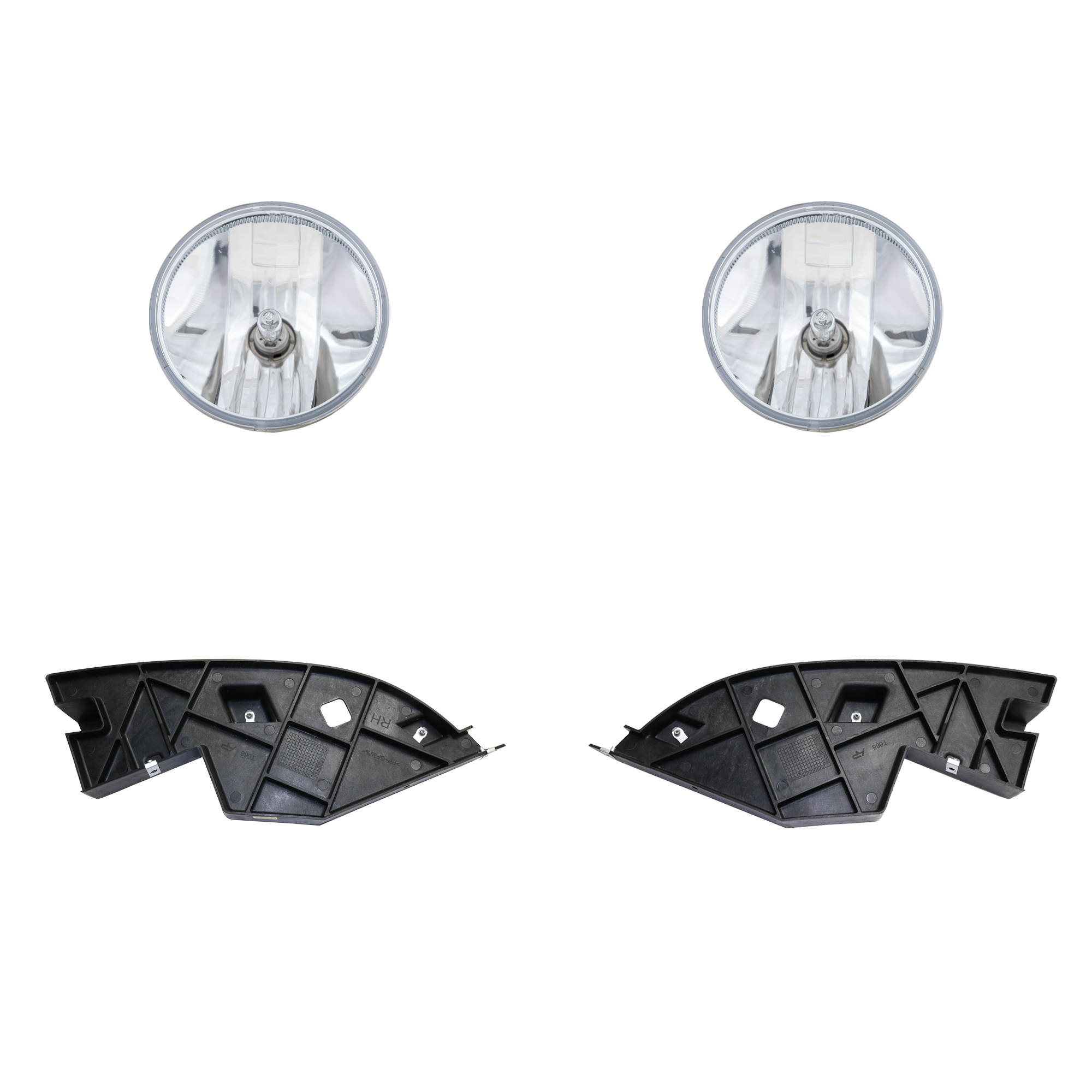 AM AVALANCHE 07-09 SUBURBAN 1500-07-14 FOG LAMP RH AND LH 4 Pc kit with bulb s SKU KIT 091523-327 Partslink GM1088171C GM1089171C GM2590104C OEM 15839896-21996230-21996231