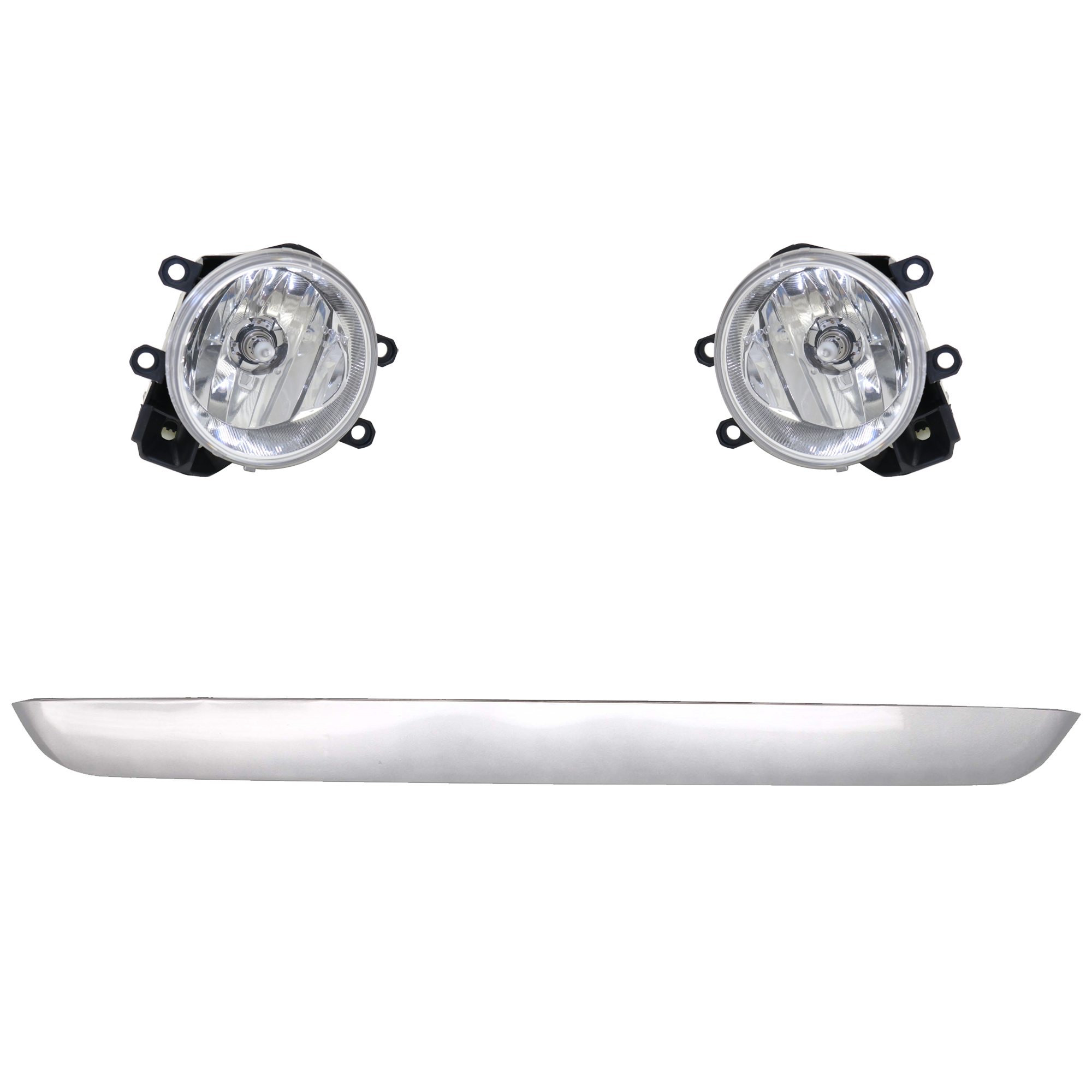 AM RAV4-16-16 FOG LAMP RH AND LH 3 Pc kit Halogen SKU KIT 091523-338 Partslink TO2592132 TO2593132 TO1044116 OEM 8121047010-8122047010-527110R0