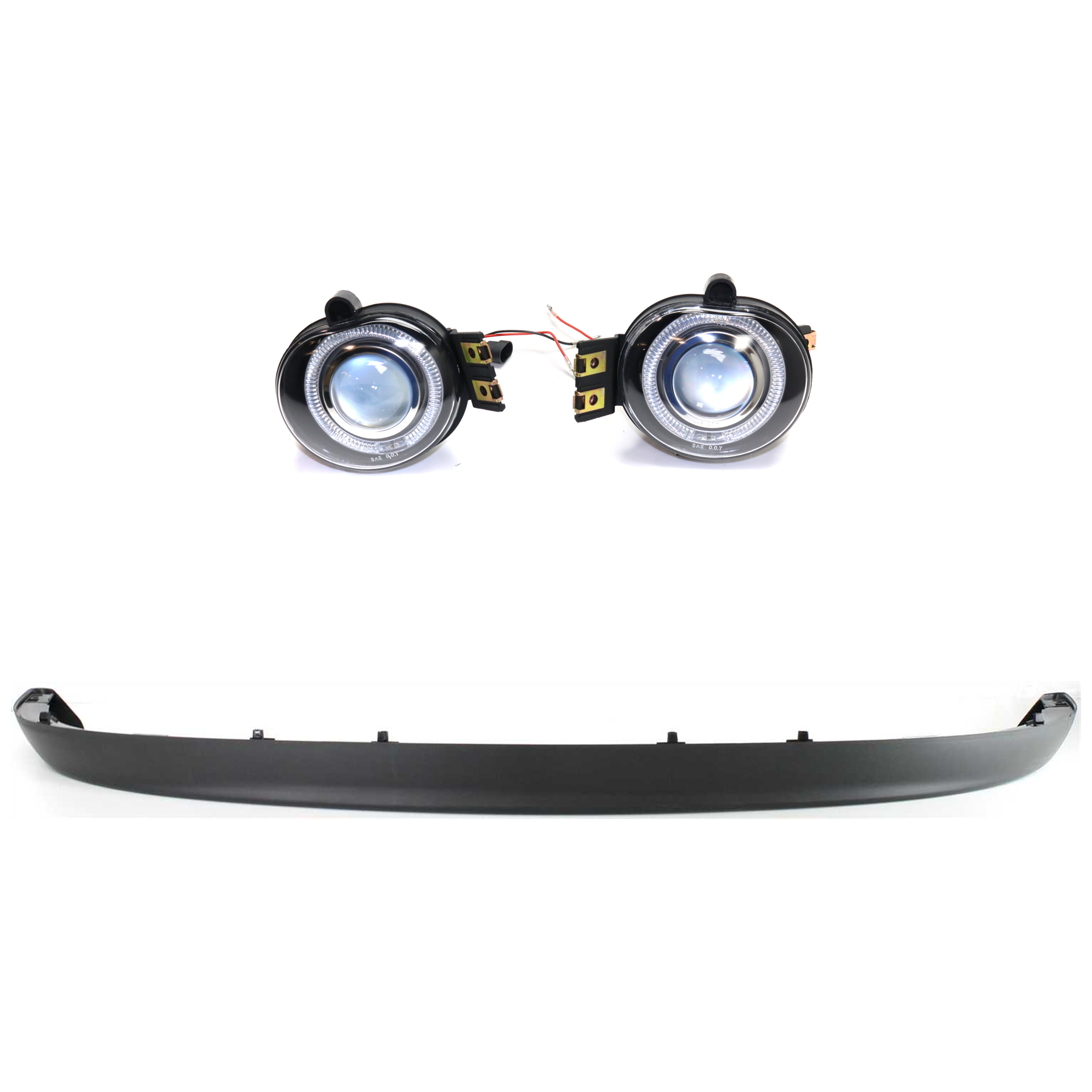 AM RAM 1500-02-08 RAM 2500-03-09 FOG LAMP RH AND LH 2 Pc kit Assembly Halogen with Valance SKU KIT 091523-33 Partslink CH1090125 OEM Performance 55077337AD 5507733