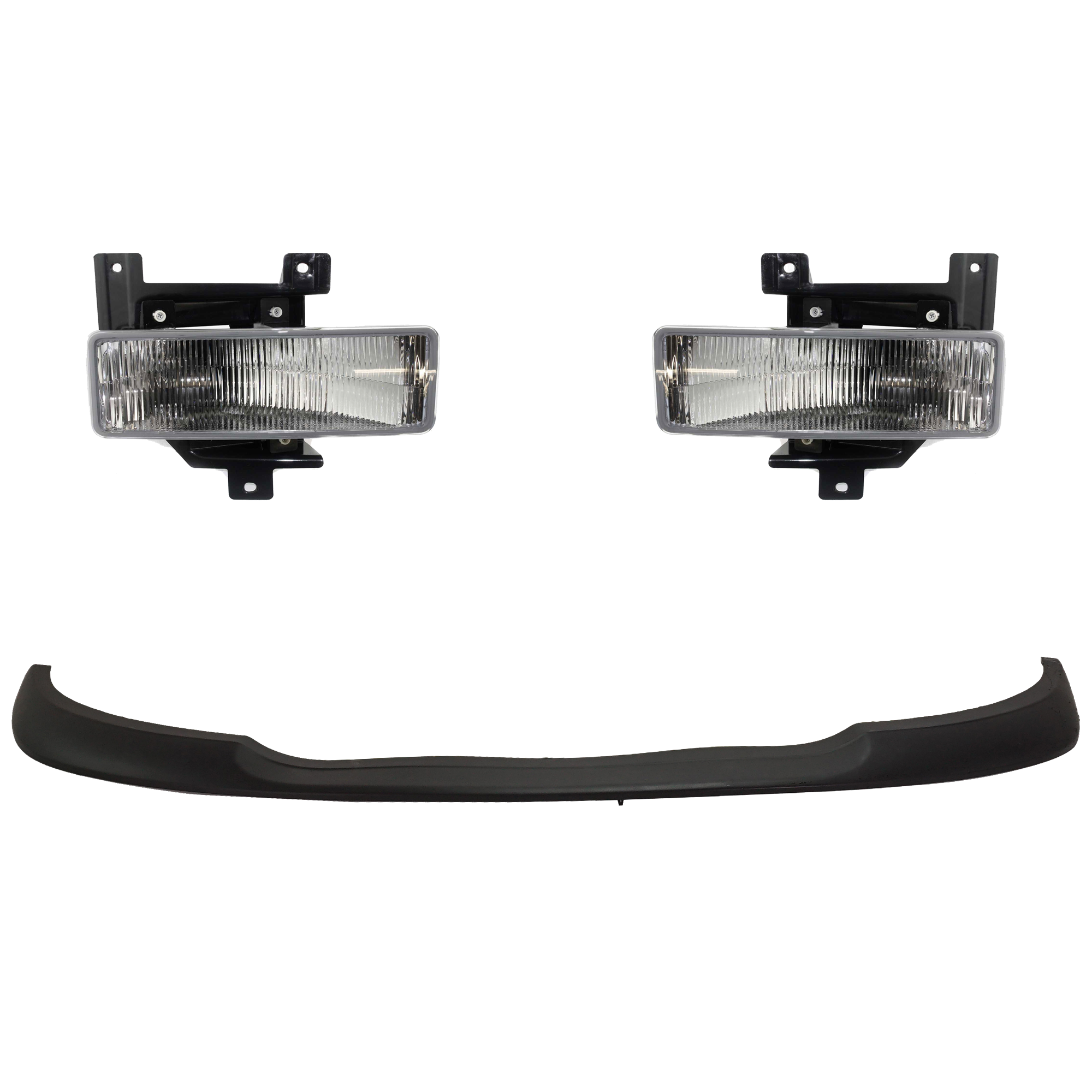 AM F 250-99-99 F 150-99-01 FOG LAMP RH AND LH 3 Pc kit Assembly SKU KIT 091523-340 Partslink FO2592114 FO2593114 FO1057282 OEM F75Z15A254BB F75Z15A255BB 3L3Z