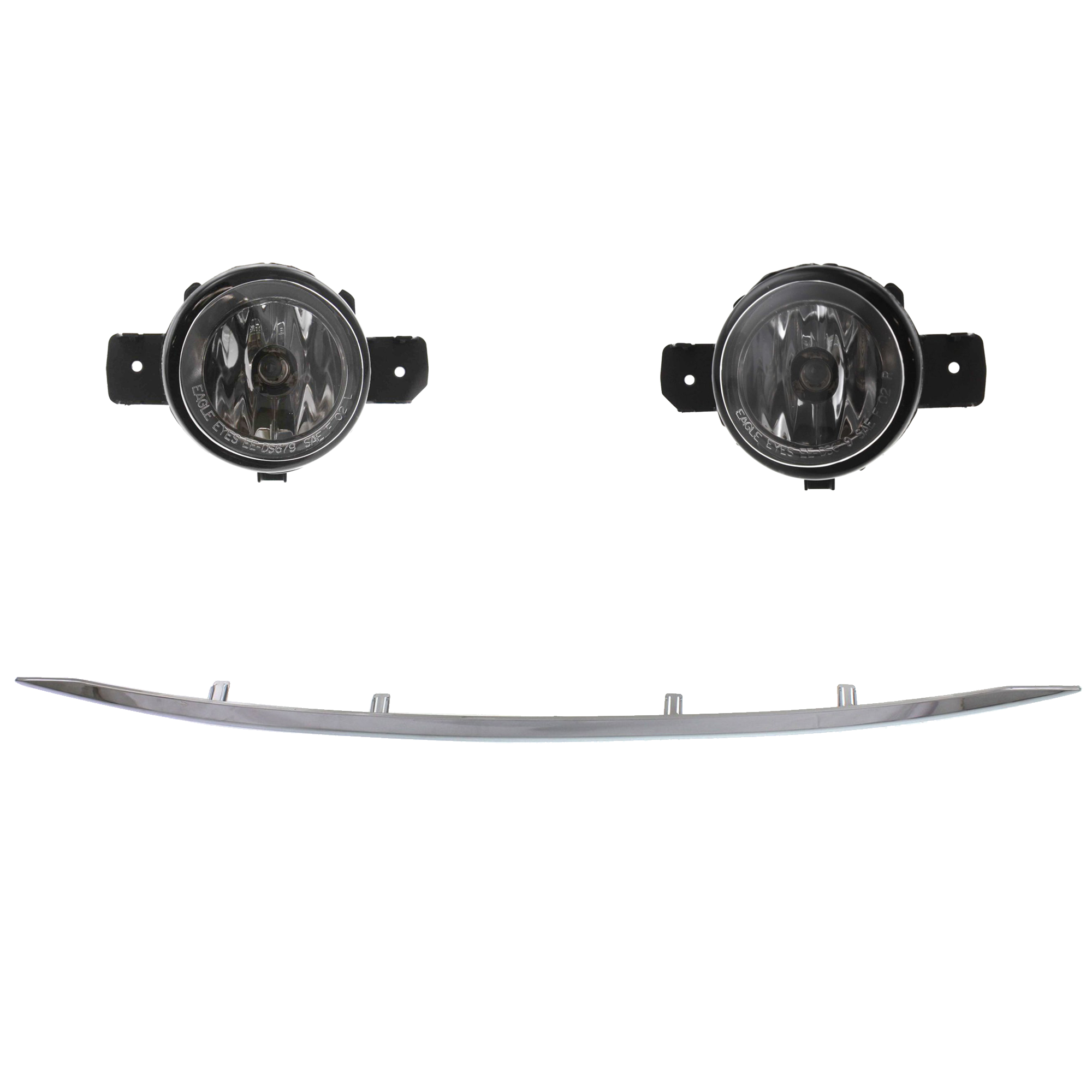 AM ROGUE 14-16 FOG LAMP RH AND LH 3 Pc kit Assembly SKU KIT 091523-343 Partslink NI2592122 NI2592117 NI2593122 NI2593117 NI1044109 OEM 261509B91D 261559B91D 620724BA