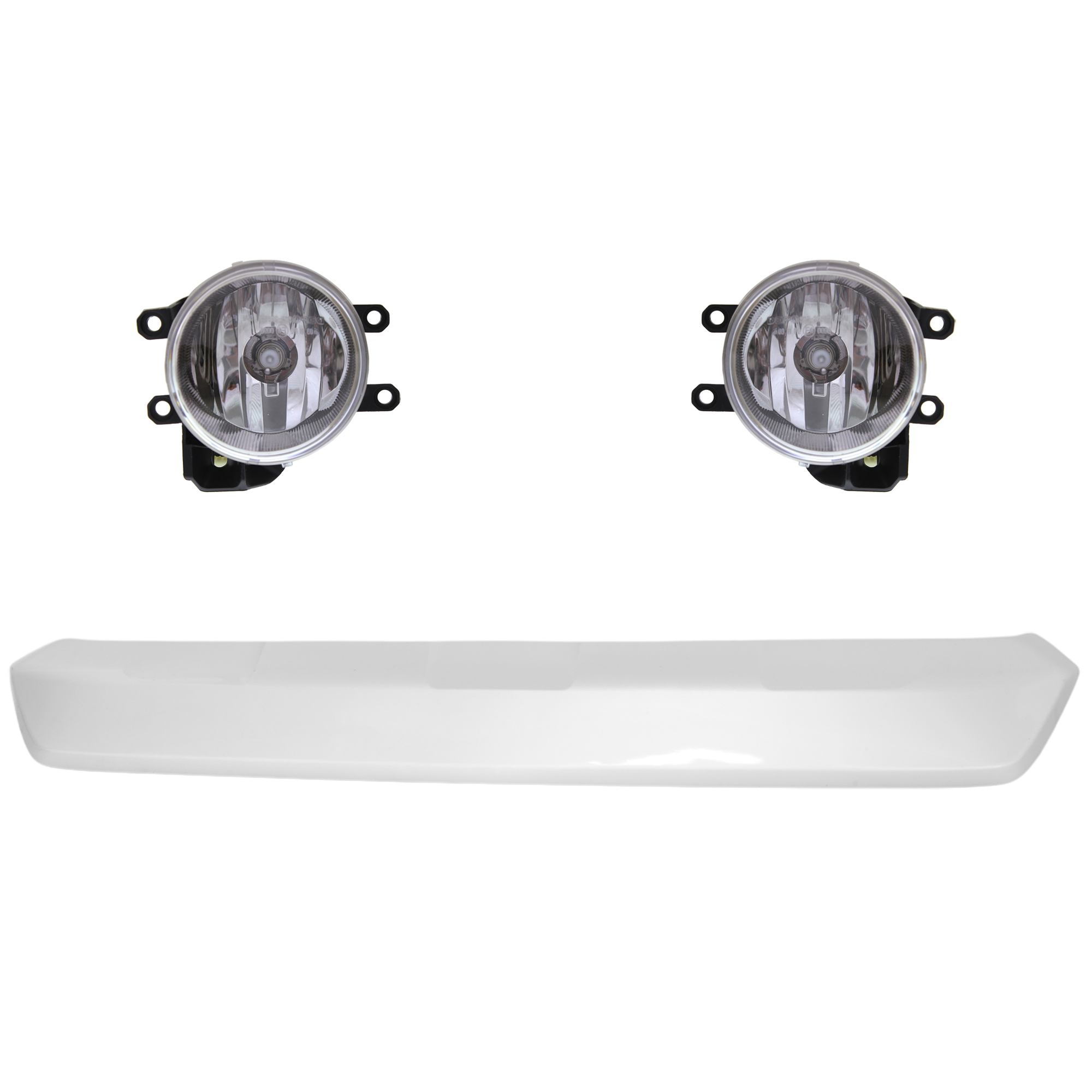 AM RAV4-19-21 FOG LAMP RH AND LH 3 Pc kit Halogen SKU KIT 091523-359 Partslink TO2592129 TO2593129 TO1095216 OEM 8121002160-8122002160-527110R0