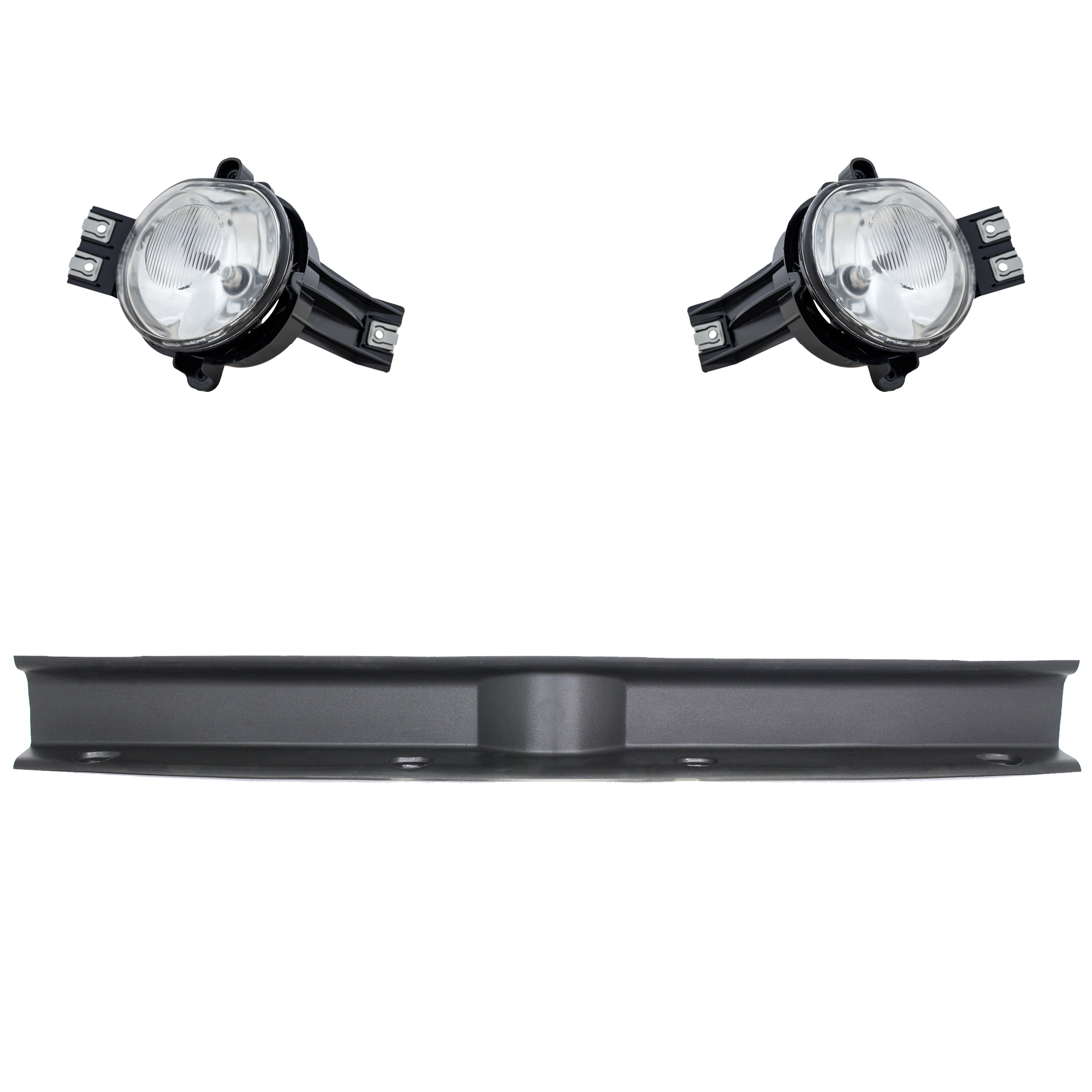 AM RAM 1500-02-08 RAM 3500-03-09 FOG LAMP RH AND LH 3 Pc kit Assembly SKU KIT 091523-368 Partslink CH2592121 CH2593121 CH1087122 CH1028101 OEM 55077474AE 55077475AE 55077840