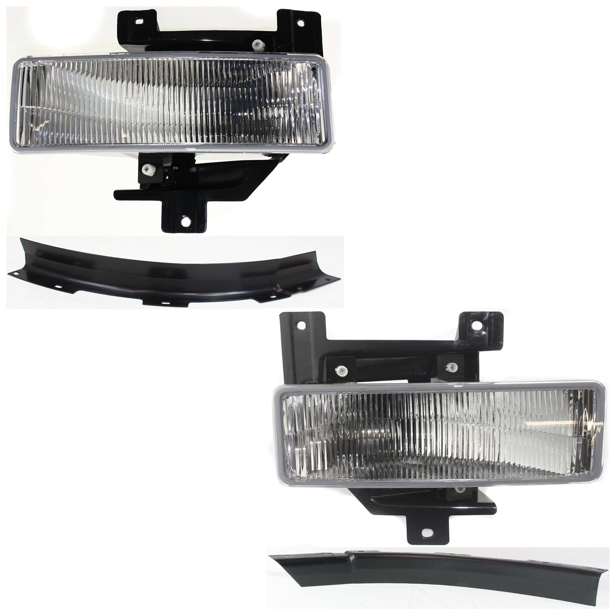 AM EXPEDITION 97-98 F 150-97-01 FOG LAMP RH AND LH 4 Pc kit Assembly SKU KIT 091523-374 Partslink FO2592114 FO2593114 FO1088117 FO1089117 OEM F75Z15A254BB F75Z15A255BB XL3Z