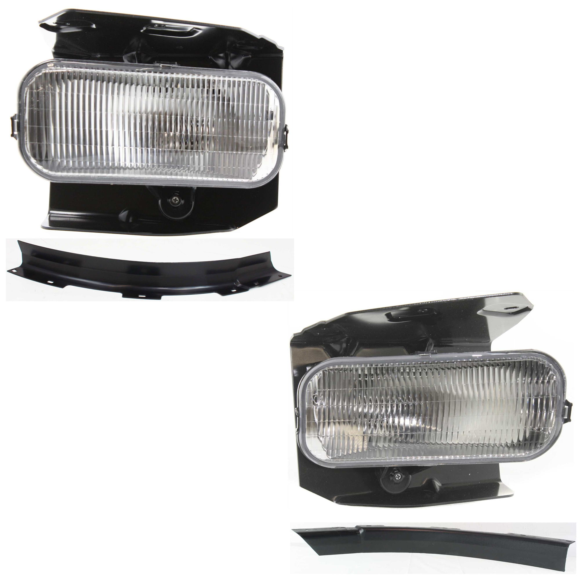 AM EXPEDITION 99-02 F 150 HERITAGE 04-04 FOG LAMP RH AND LH 4 Pc kit Assembly SKU KIT 091523-375 Partslink FO2592180 FO2593180 FO1088117 FO1089117 OEM 1L3Z15200AA 1L3Z15200AB XL3Z17