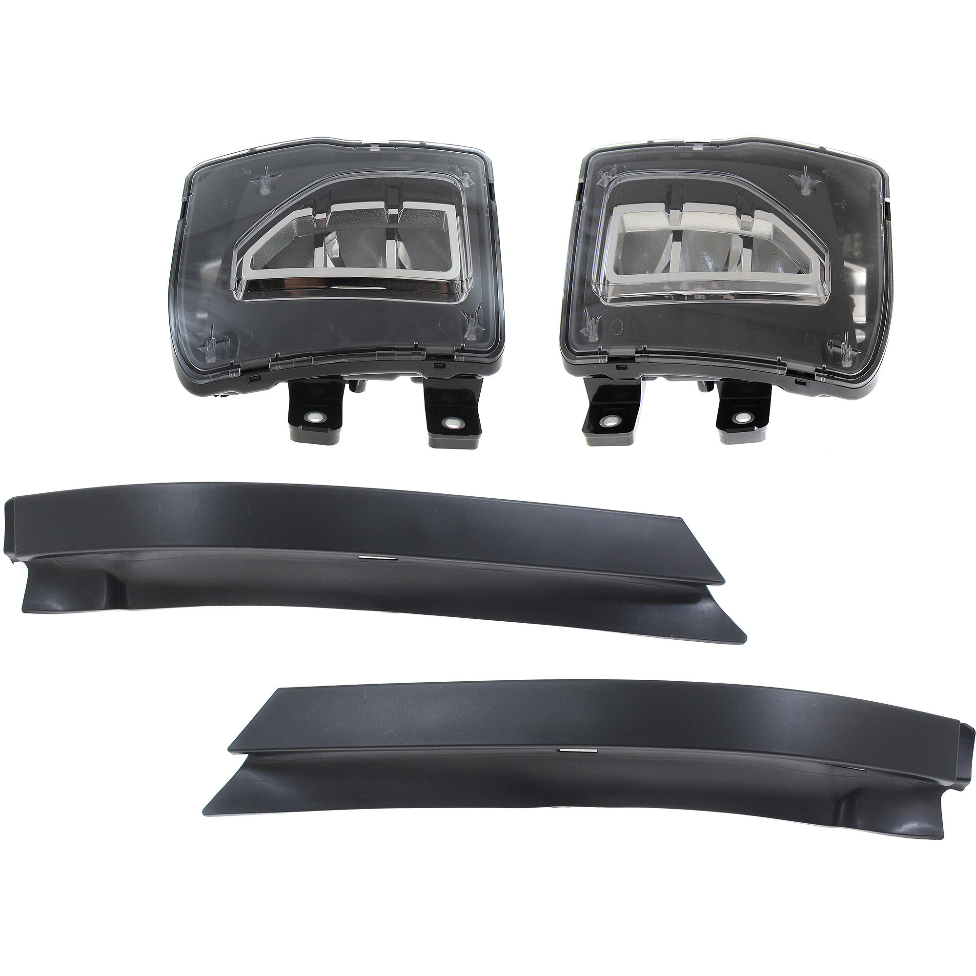 AM SILVERADO 1500-16-18 SILVERADO 1500 LD 19-19 FOG LAMP RH AND LH 4 Pc kit Assembly SKU KIT 091523-378 Partslink GM2592315 GM2593315 GM1088183 GM1089183 OEM 84000613-84000614-84052264-840