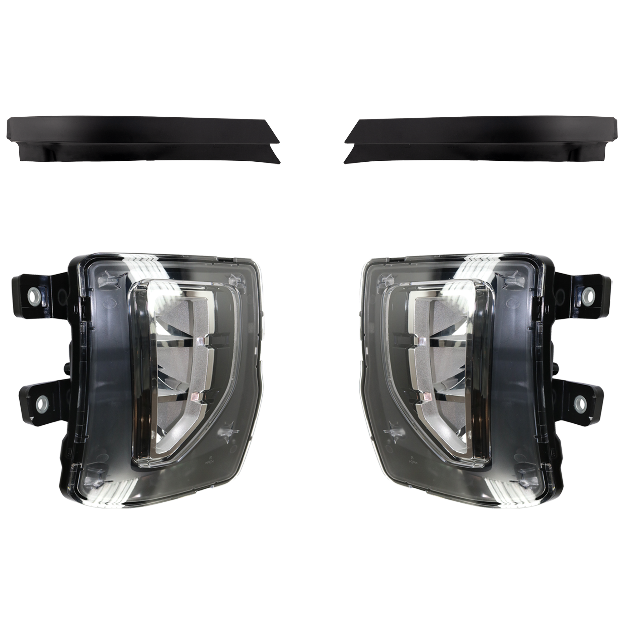 AM SILVERADO 1500-16-18 SILVERADO 1500 LD 19-19 FOG LAMP RH AND LH 4 Pc kit Assembly SKU KIT 091523-379 Partslink GM2592315C GM2593315C GM1088183C GM1089183C OEM 84000613-84000614-84052264-840