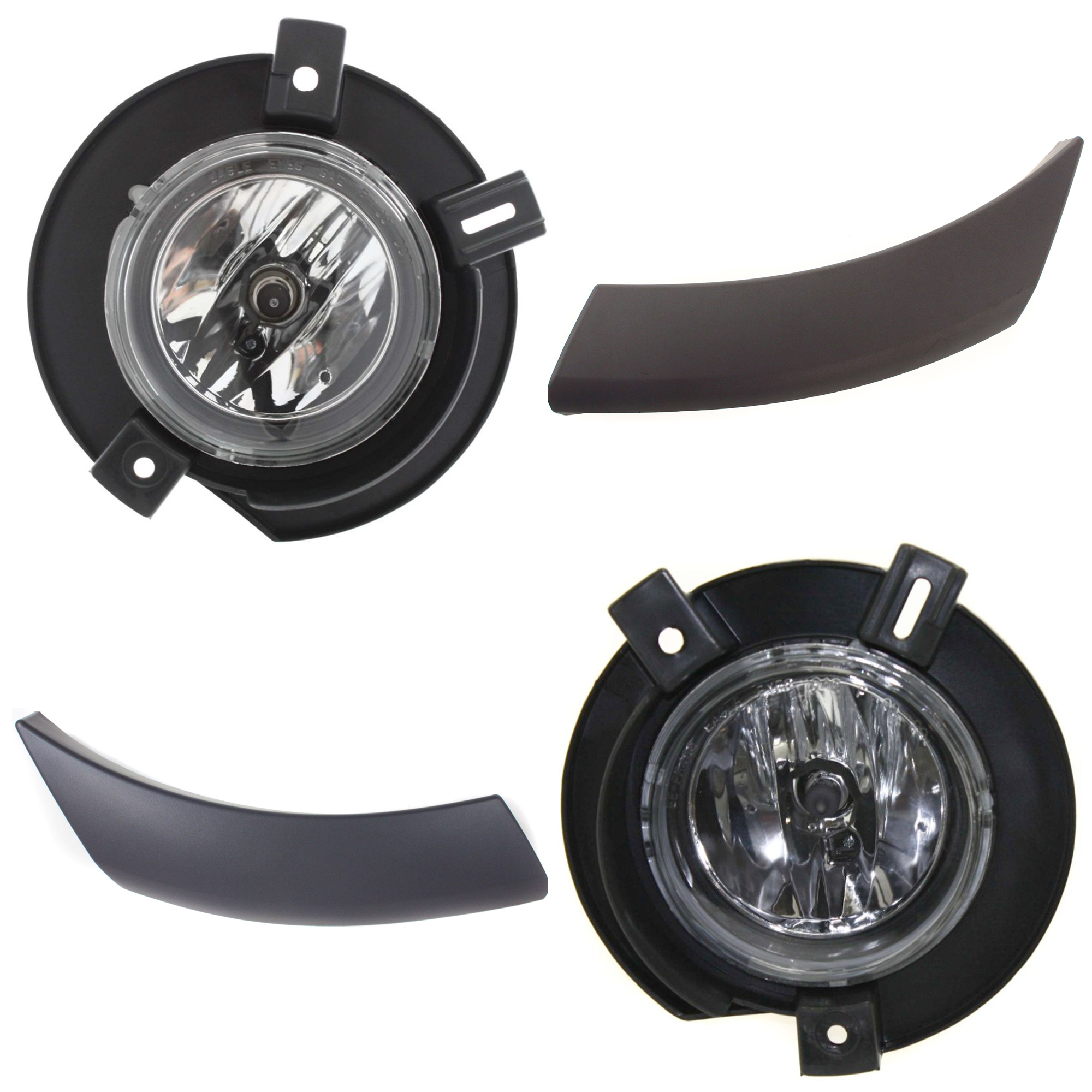 AM EXPLORER 02-05 FOG LAMP RH AND LH 4 Pc kit Assembly SKU KIT 091523-383 Partslink FO1290114 FO1291114 OEM 1L2Z15200DA PFM 1L2Z15200DB PF