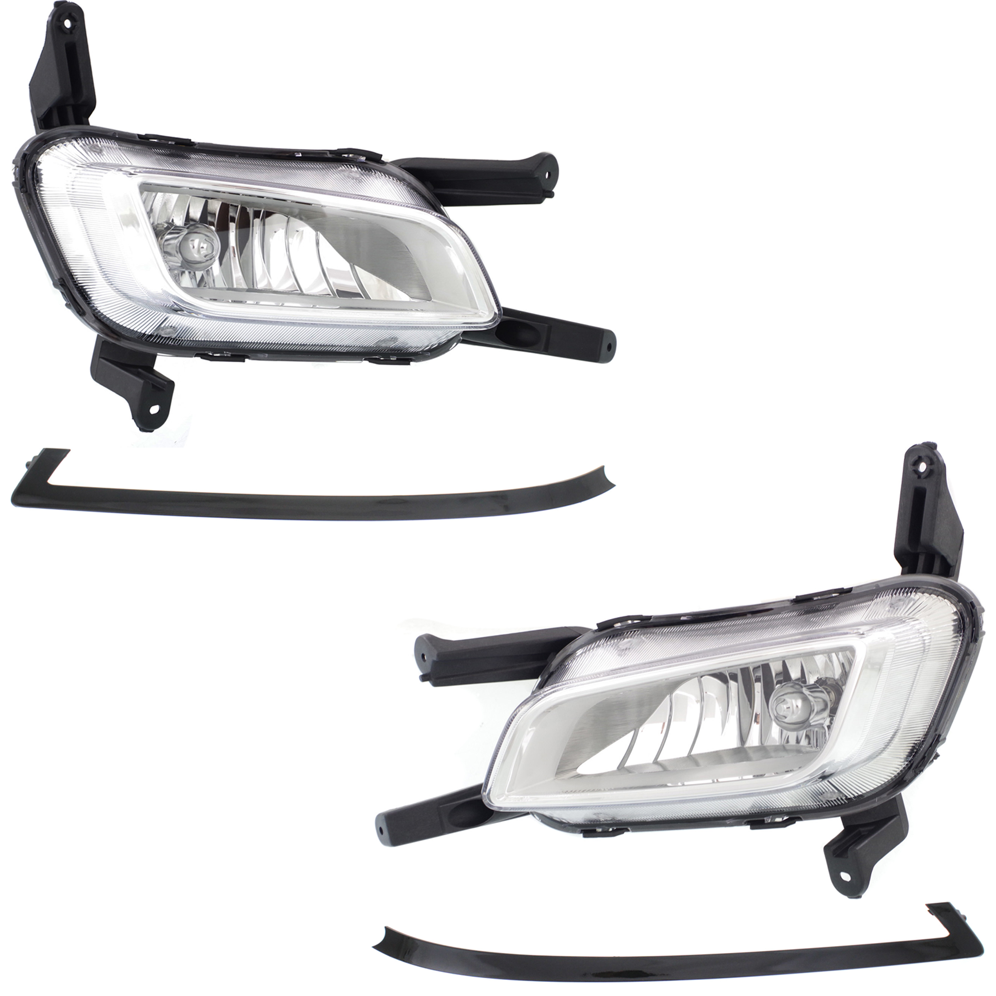 AM OPTIMA 14-15 FOG LAMP RH AND LH 4 Pc kit Assembly Halogen Korea USA Built SKU KIT 091523-385 Partslink KI2592135 KI2593135 KI1046104 KI1047104 OEM 922012T550-922022T550-865634C5