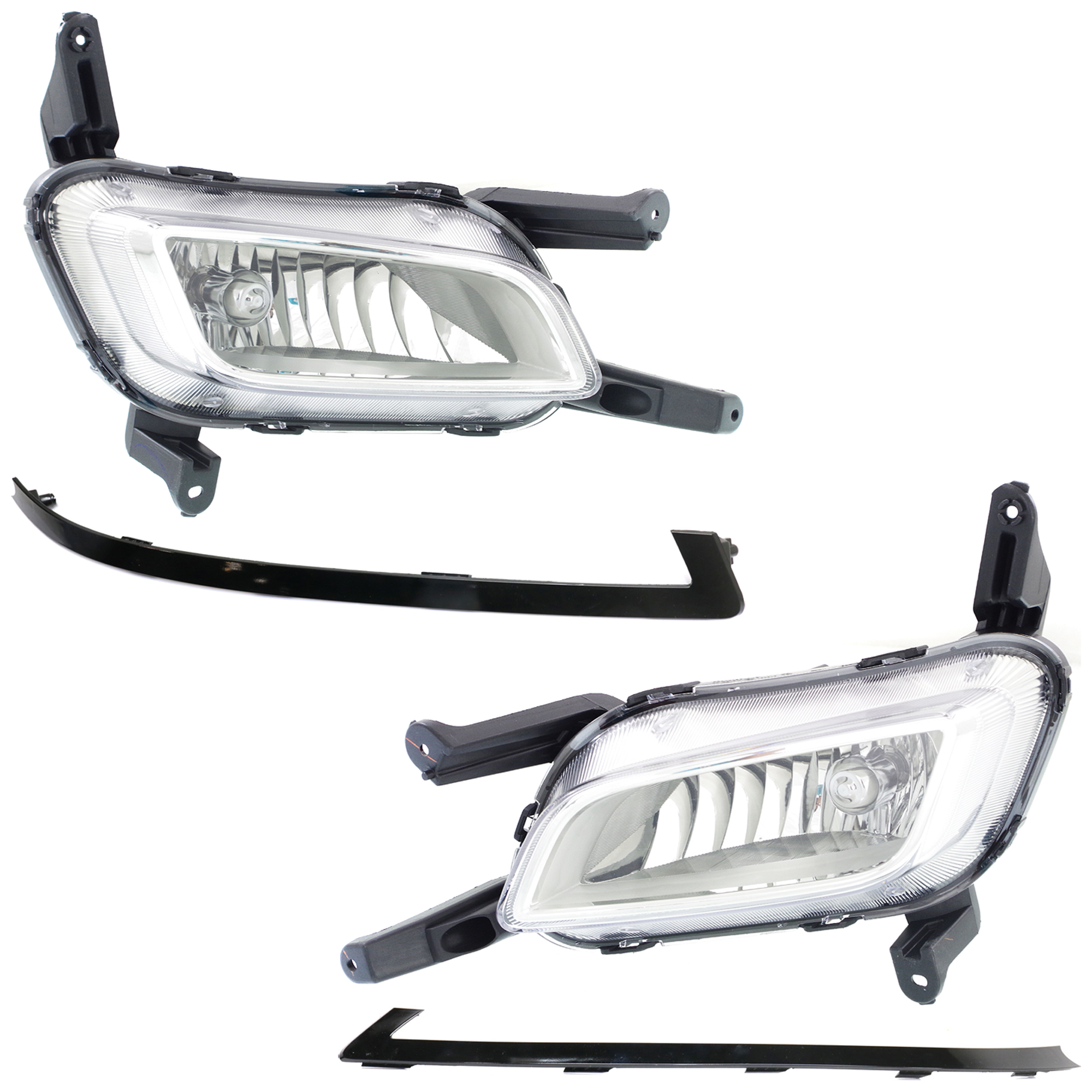 AM OPTIMA 14-15 FOG LAMP RH AND LH 4 Pc kit Assembly Halogen Korea USA Built SKU KIT 091523-387 Partslink KI1046104C KI1047104C KI2592135C KI2593135C OEM 865634C500-865644C500-922012T5