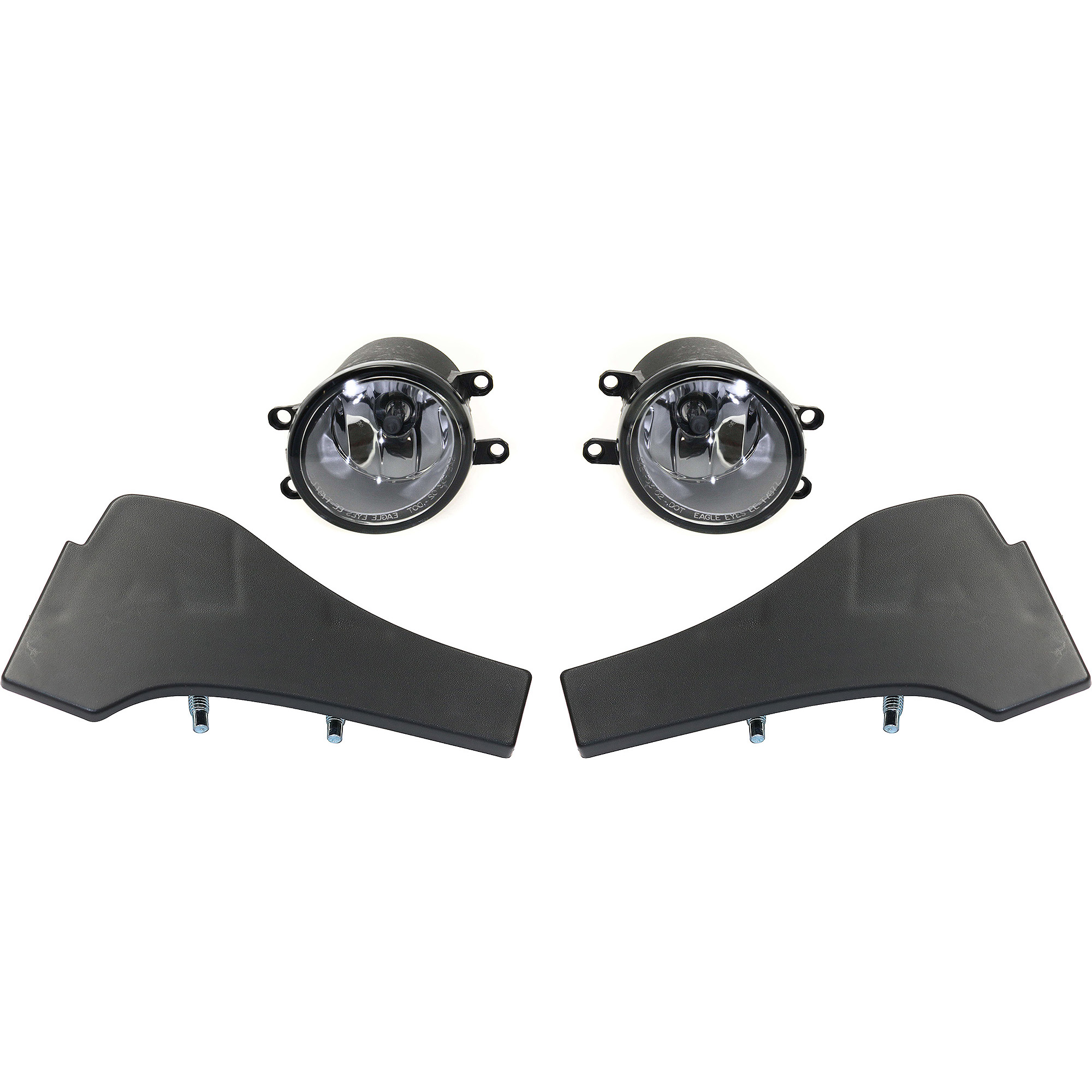 AM CAMRY 07-09 FOG LAMP RH AND LH 4 Pc kit Assembly SKU KIT 091523-389 Partslink TO2592123 TO2593123 TO1088120 TO1089120 OEM 8121006071-8122006071-52113060