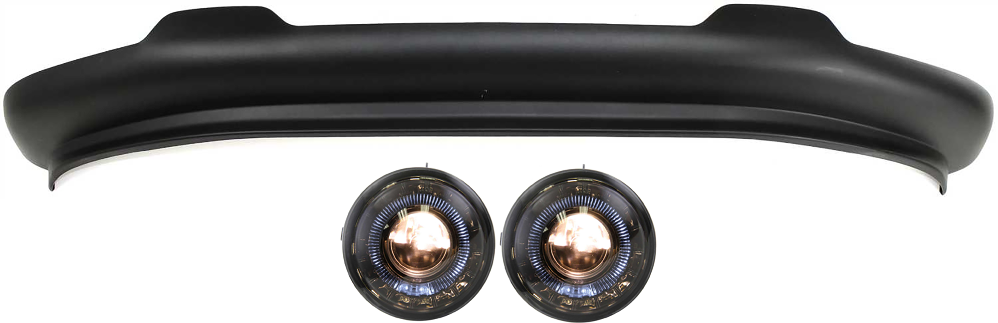 AM F 150-06-08 FOG LAMP RH AND LH 3 pc Kit Assembly Halogen with Valance SKU KIT 091523-38 Partslink FO1093107 OEM 6L3Z17626AAA