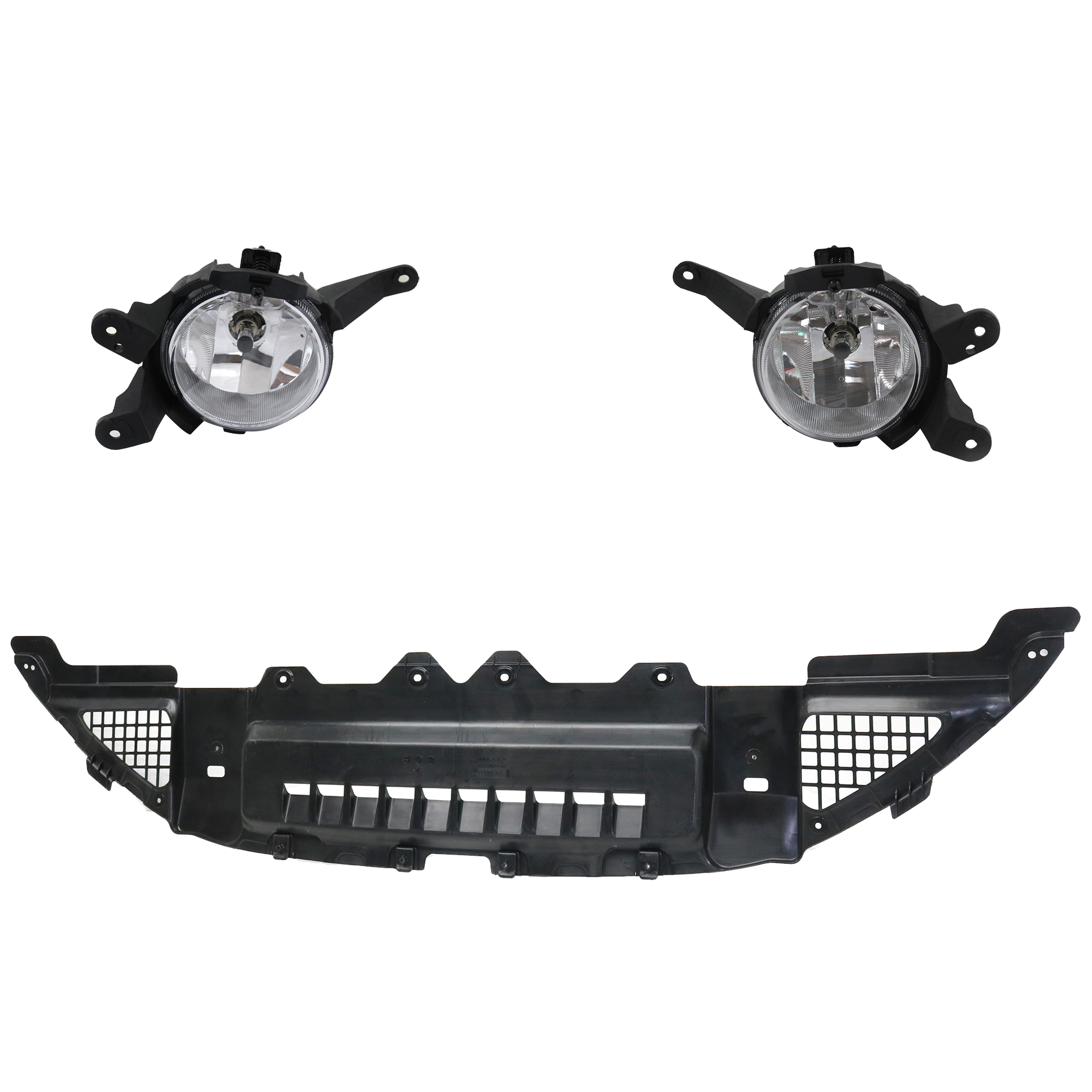 AM CRUZE 11-15 CRUZE LIMITED 16-16 FOG LAMP RH AND LH 3 Pc kit Assembly Halogen with Valance SKU KIT 091523-63 Partslink GM2592300 GM2593300 GM1228149 OEM 95169824-95169825-95212249