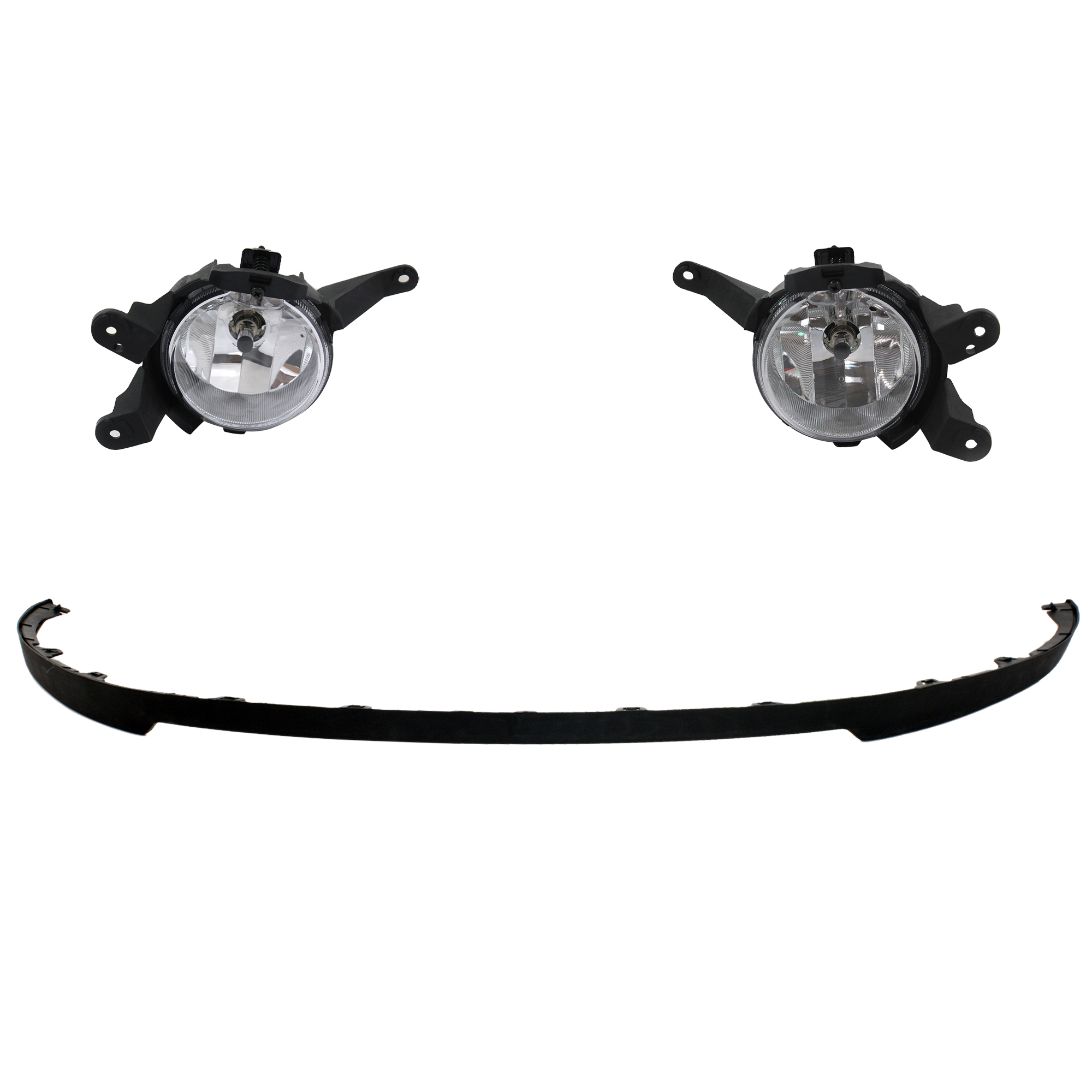 AM CRUZE 11-15 CRUZE LIMITED 16-16 FRONT LOWER VALANCE RH AND LH 3 Pc kit Plastic Textured with Fog Light SKU KIT 091523-65 Partslink GM1093102C GM2592300 GM2593300 OEM 95169824-95169825-96832929