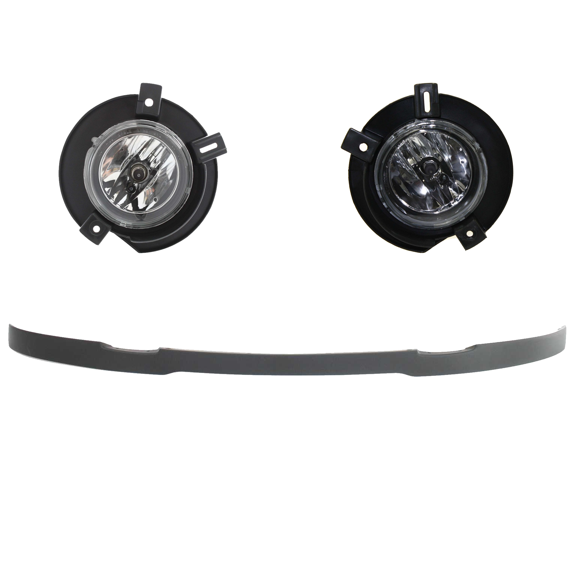 AM EXPLORER 02-05 FOG LAMP RH AND LH 3 Pc kit Assembly Halogen with Valance SKU KIT 091523-79 Partslink FO1087128 OEM 1L2Z15200DA PFM 1L2Z15200DB PF
