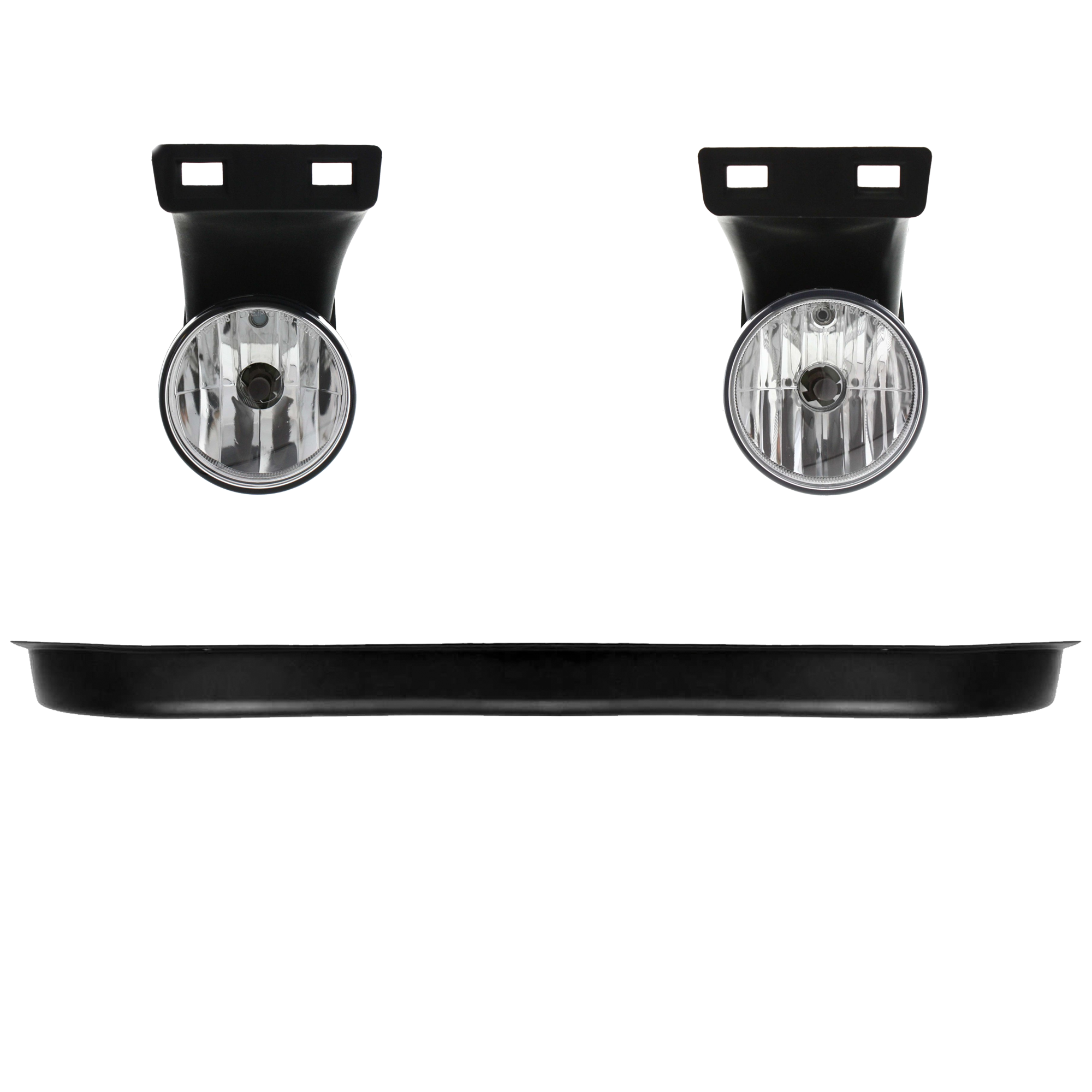 AM RAM 1500-99-01 RAM 2500-99-02 FRONT LOWER VALANCE RH AND LH 3 Pc kit Plastic Textured with Fog Light SKU KIT 091523-81 Partslink CH1090124 CH2592120 CH2593120 OEM 55274811-55076941AB PFM 550769