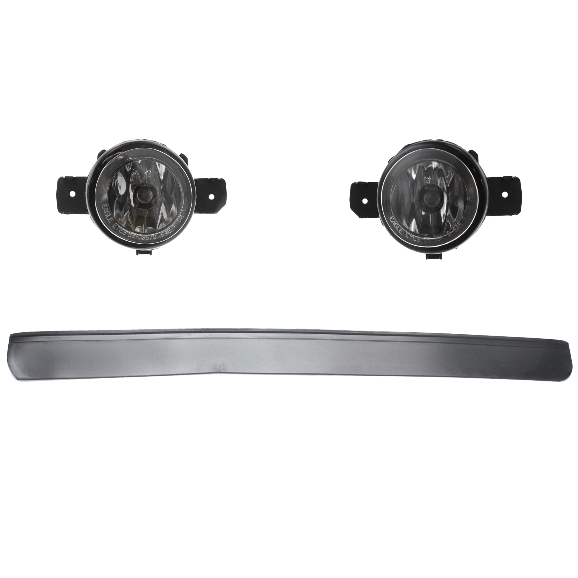 AM SENTRA 13-19 FOG LAMP RH AND LH 3 Pc kit Assembly Halogen with Valance SKU KIT 091523-83 Partslink NI2592122 NI2592117 NI2593122 NI2593117 NI1093105 OEM 261509B91D 261559B91D 960103SH