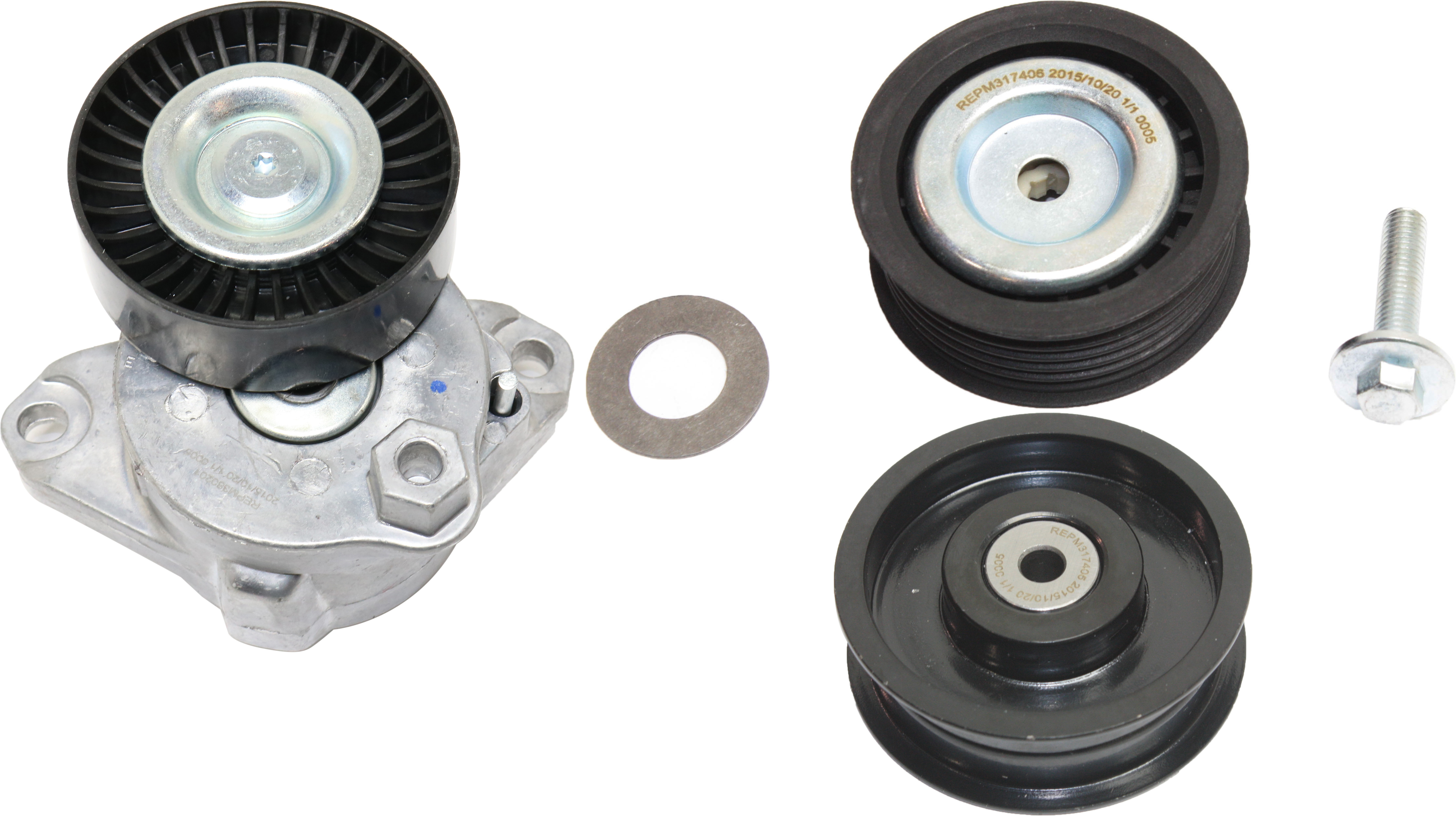 AM C CLASS 06-12 ACCESORY BELT TENSIONER KIT 3 pc kit with Accessory Belt Idler Pulley and Accessory Belt Tensioner SKU KIT 091615-06 OEM 8052-38099-49196-89590-951451