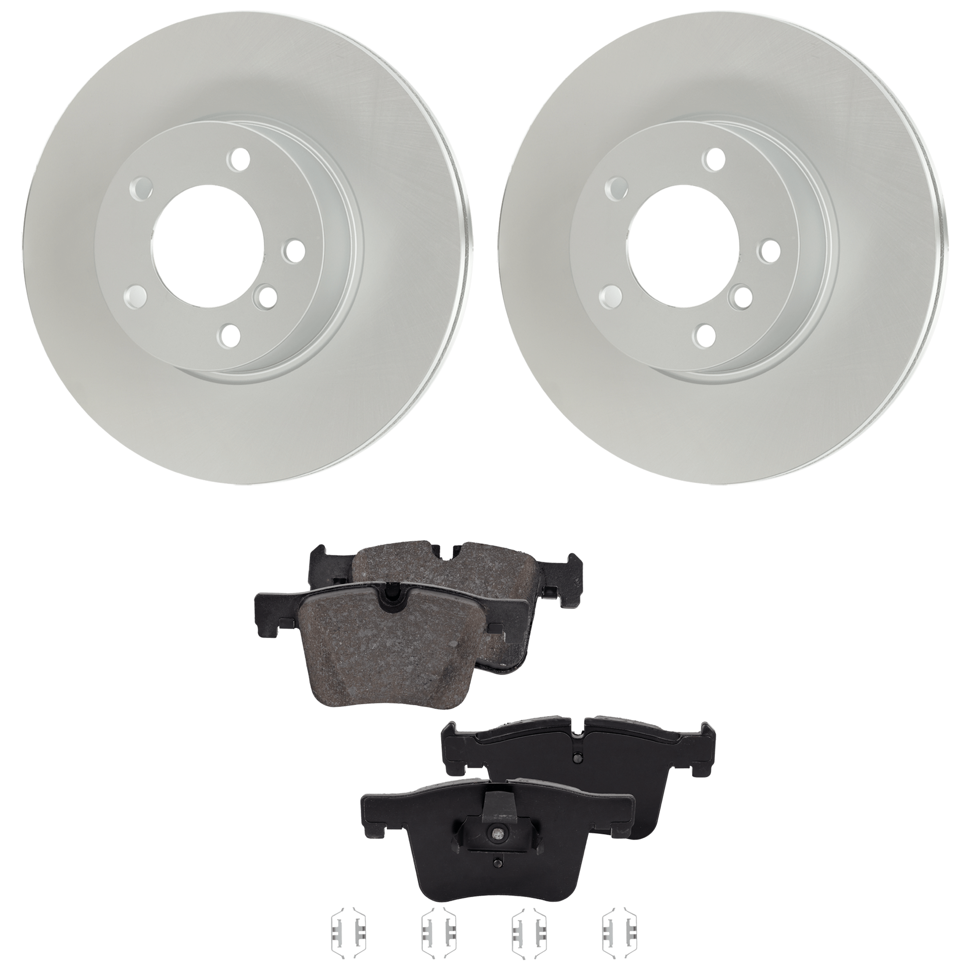 AM Brake Disc and Pad Kit SKU KIT 091625-100 OEM 34116774875 PFM 34106799801-34