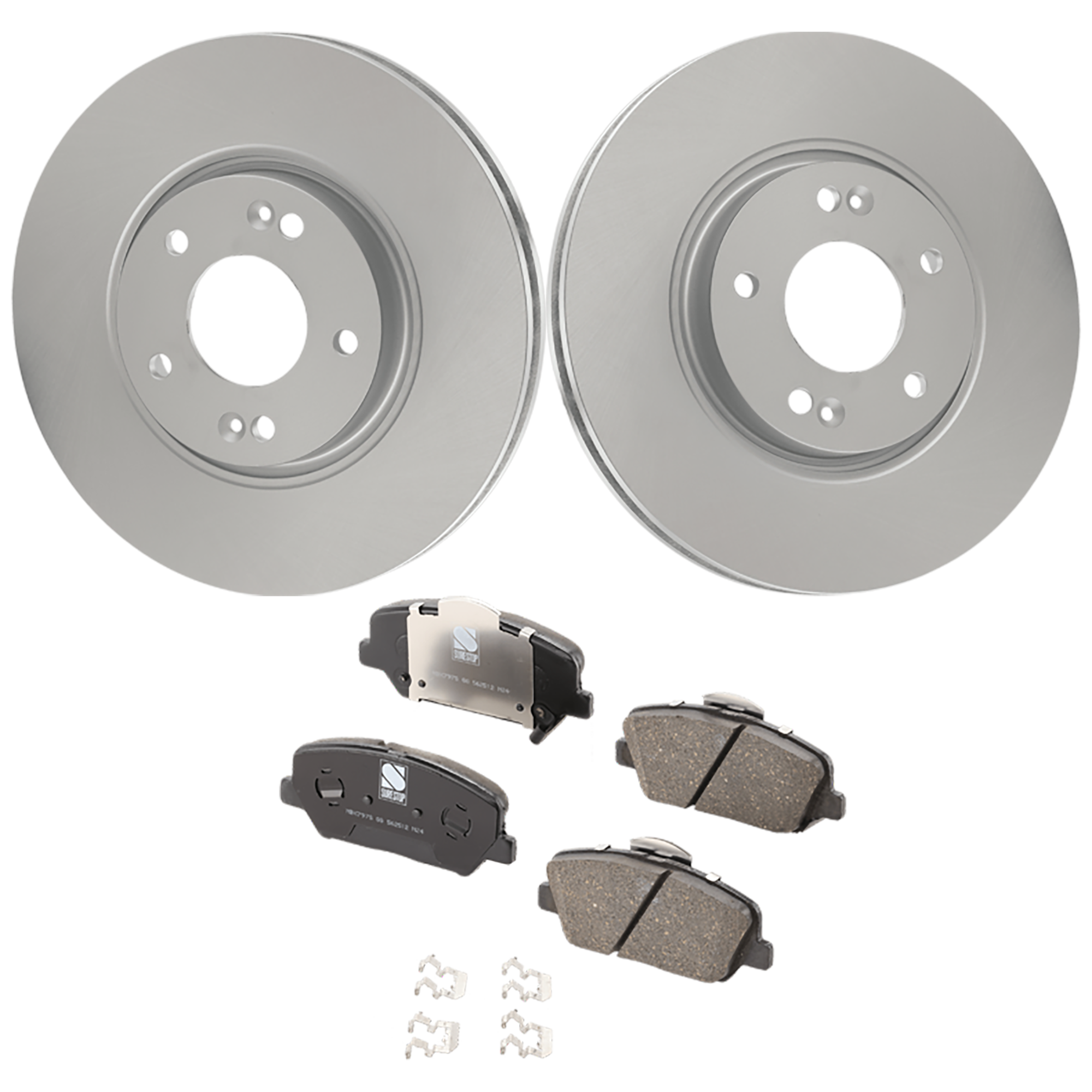 AM Brake Disc and Pad Kit SKU KIT 091625-112 OEM 517123K100 PFM 581012MA00-5810